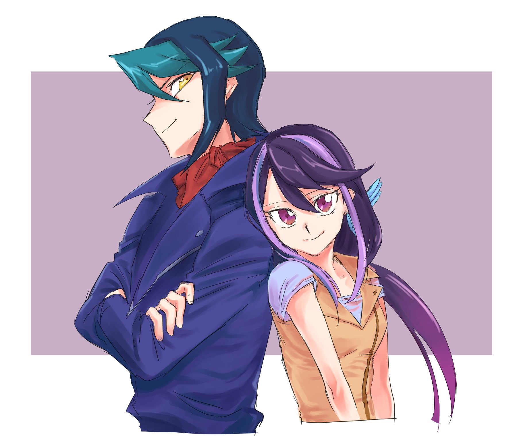 ruri, arc-v, kurosaki, brother, 720P, sister, shun, yu-gi-oh!, and, HD Wallpaper