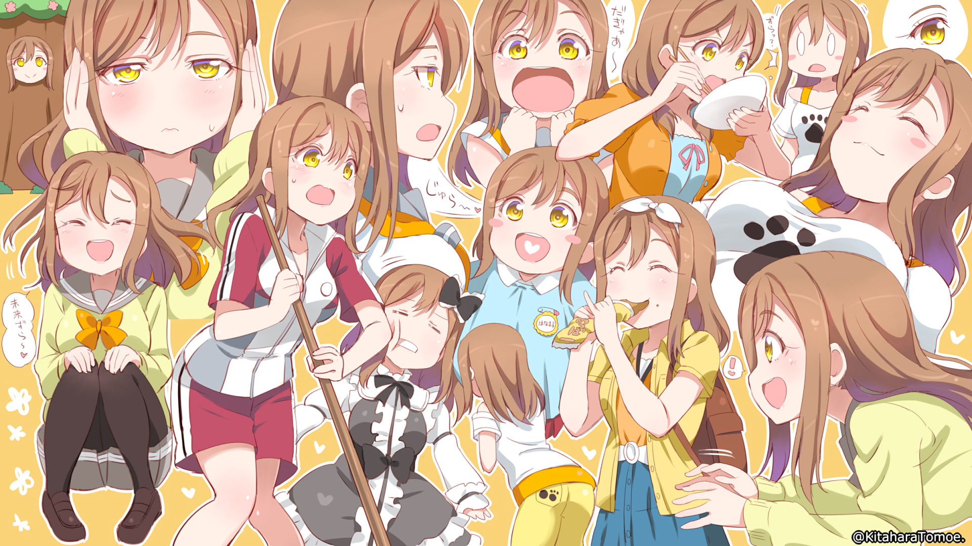 1080P, Anime, You Watanabe, Love Live! Sunshine!!, HD Wallpaper