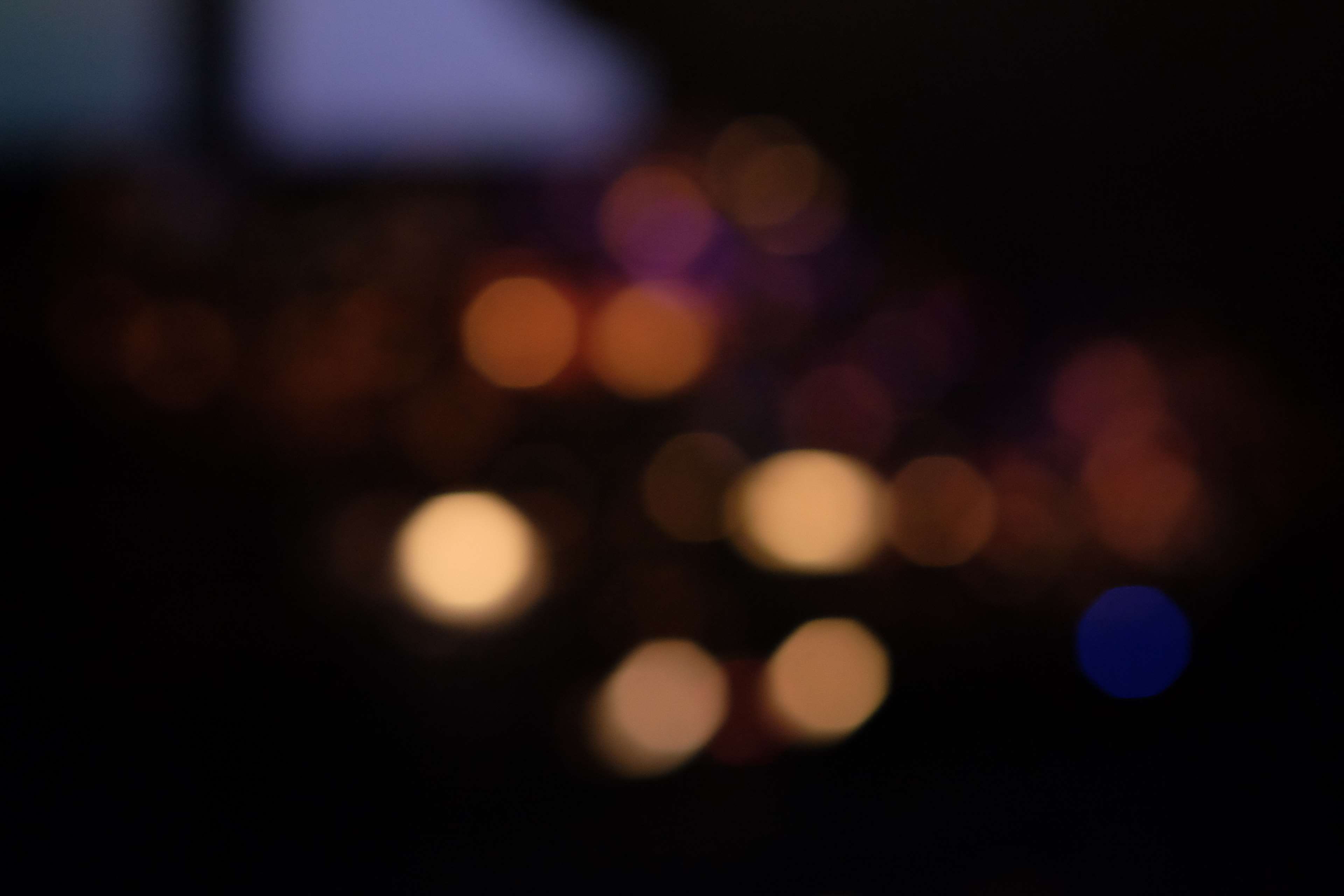 motion, geometric shape, spotted, textured effect, black color, nightlife, illuminated, defocused, blurred motion, 4K, light - natural phenomenon, blurred, HD Wallpaper