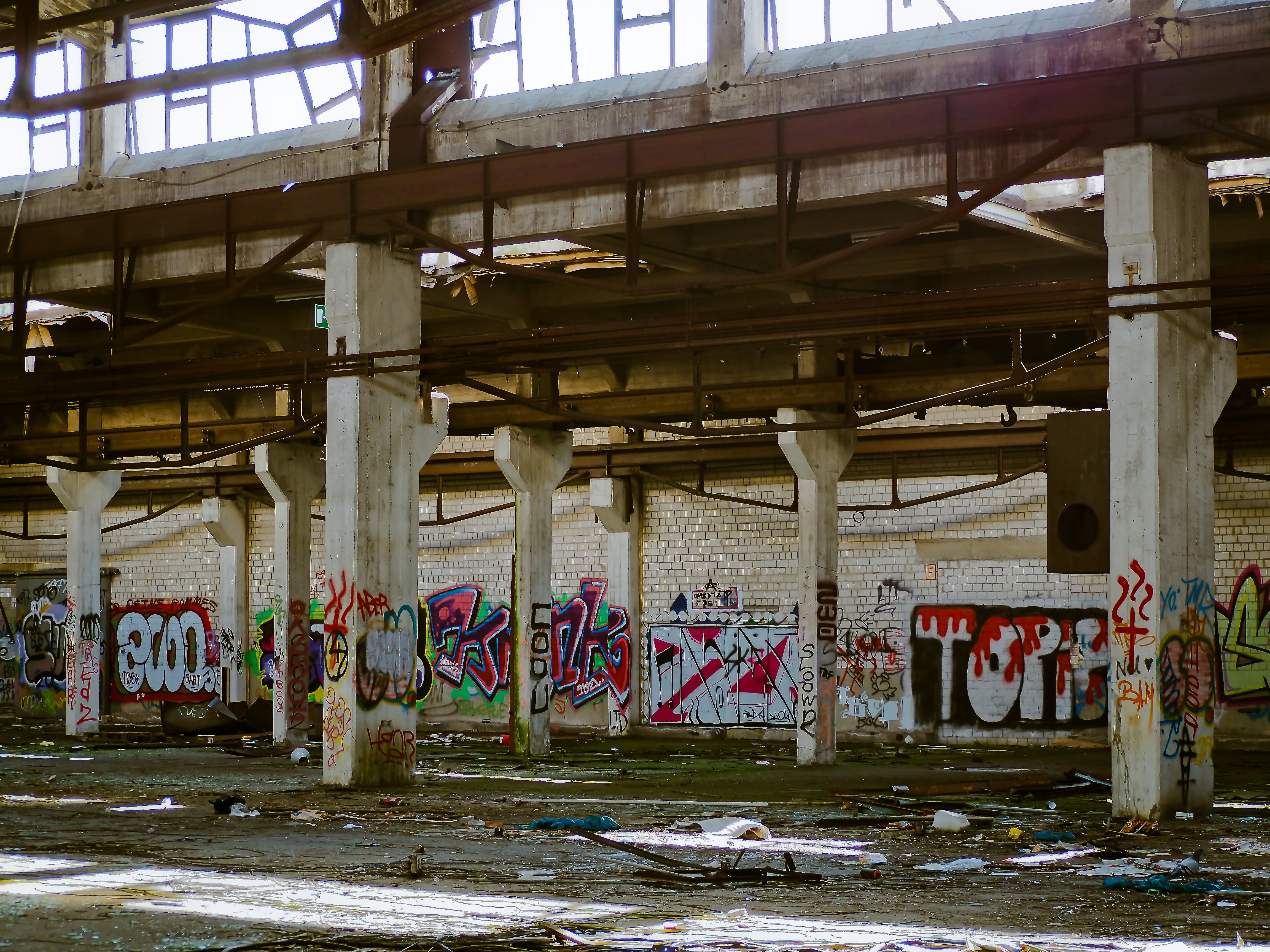pforphoto, Ruin, morbid, deterioration, building exterior, architecture, abandoned, weathered, decay, no people, day, building, architectural column, industrial building, HD Wallpaper