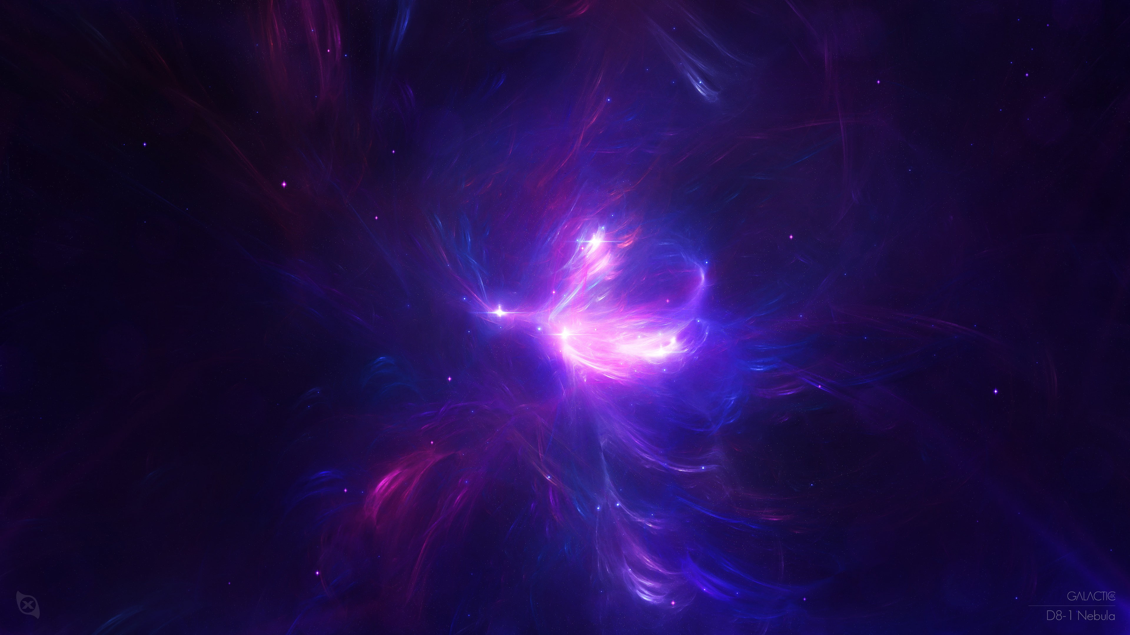 4k, 8k, Purple, 4K, nebula, HD, HD Wallpaper