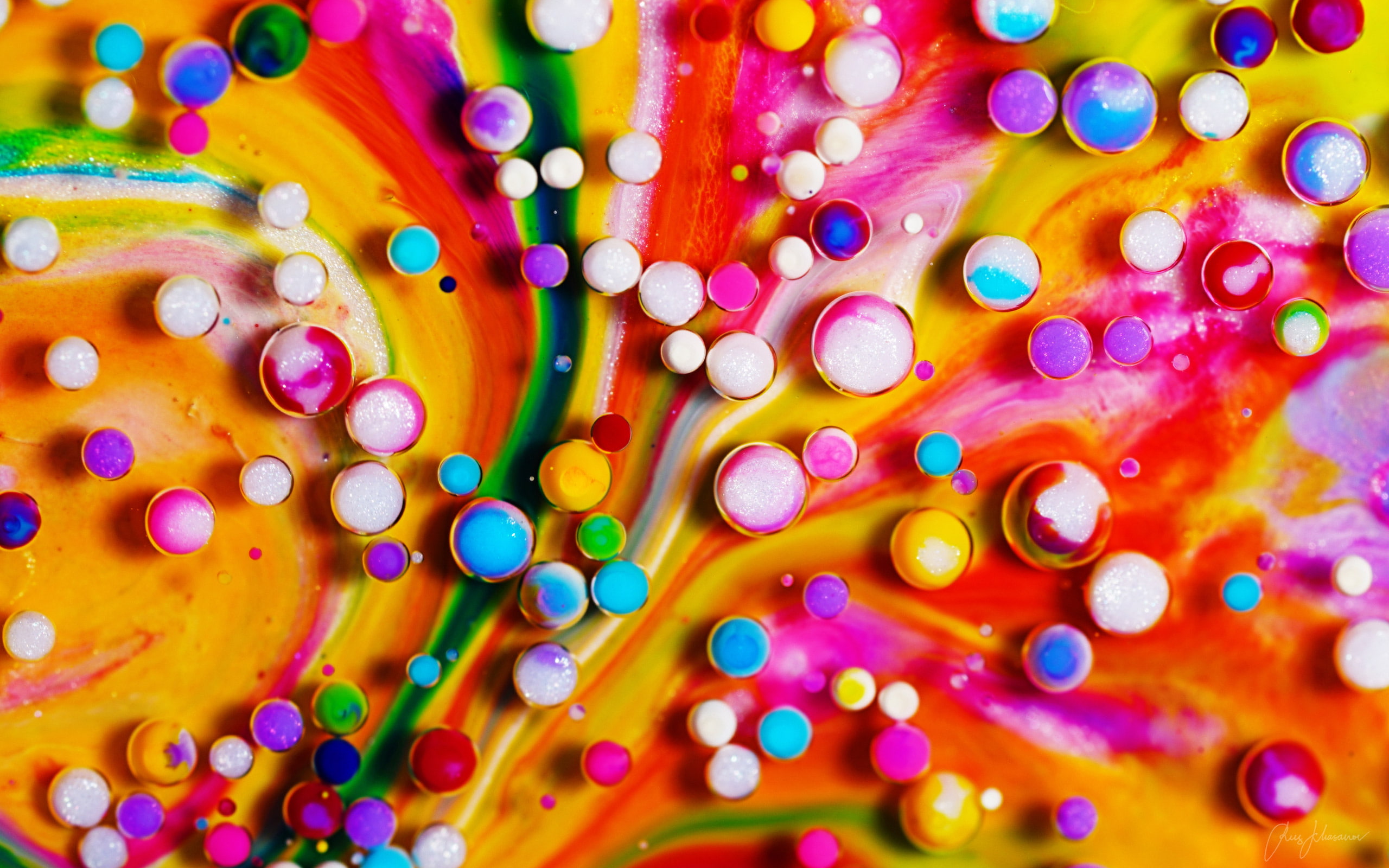 Fluidic, Goodies, 2K, Colorful, HD Wallpaper