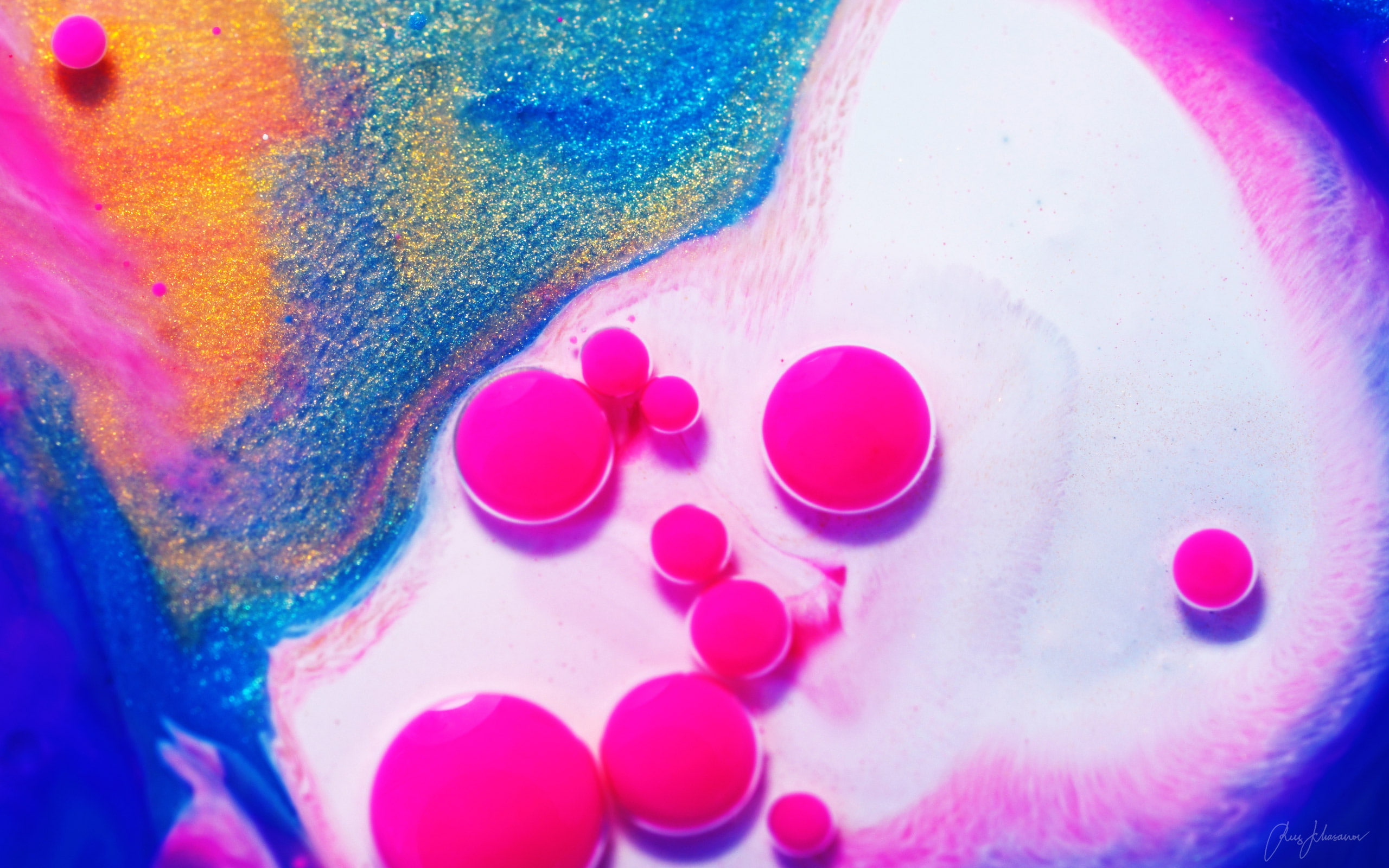 2K, Pink, Fluidic, Goodies, HD Wallpaper