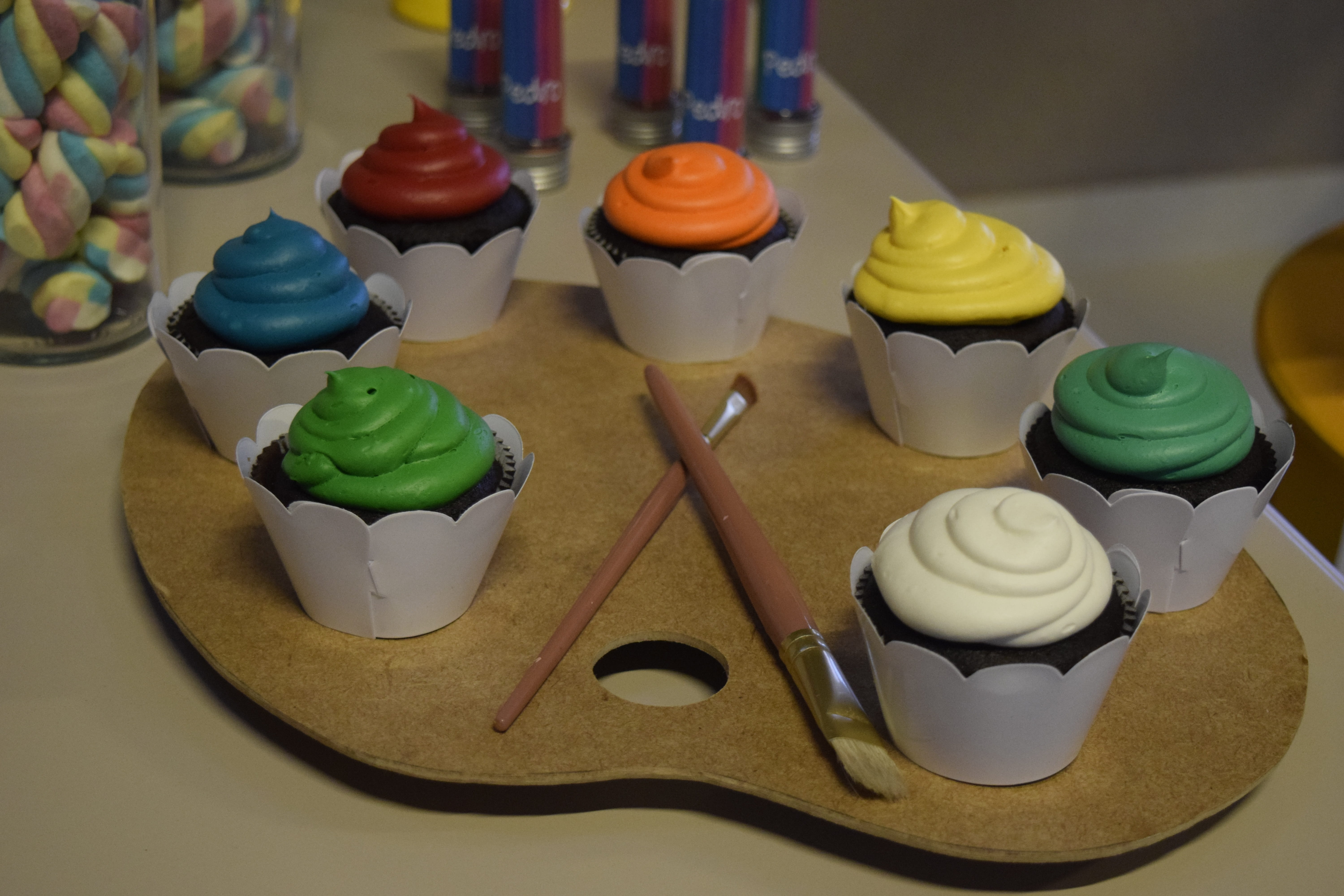 indulgence, multi colored, food, unhealthy eating, Cupcake, choice, cake, celebration, party - Social Event, still life, Party, decoration, variation, icing, HD Wallpaper