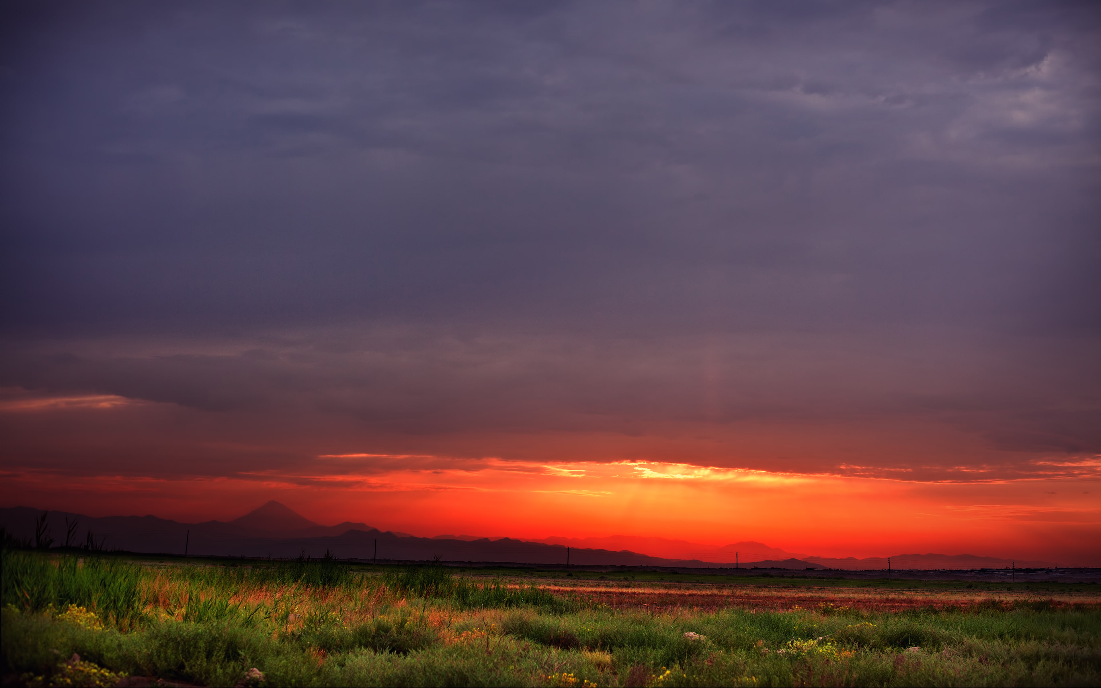 glory, canoneos5dmarkii, far, canon, nature, away, iran, darkorange, clouds, 4K, orange, sky, canonef50mmf/1.2lusm, sunset, landscape, photography, HD Wallpaper