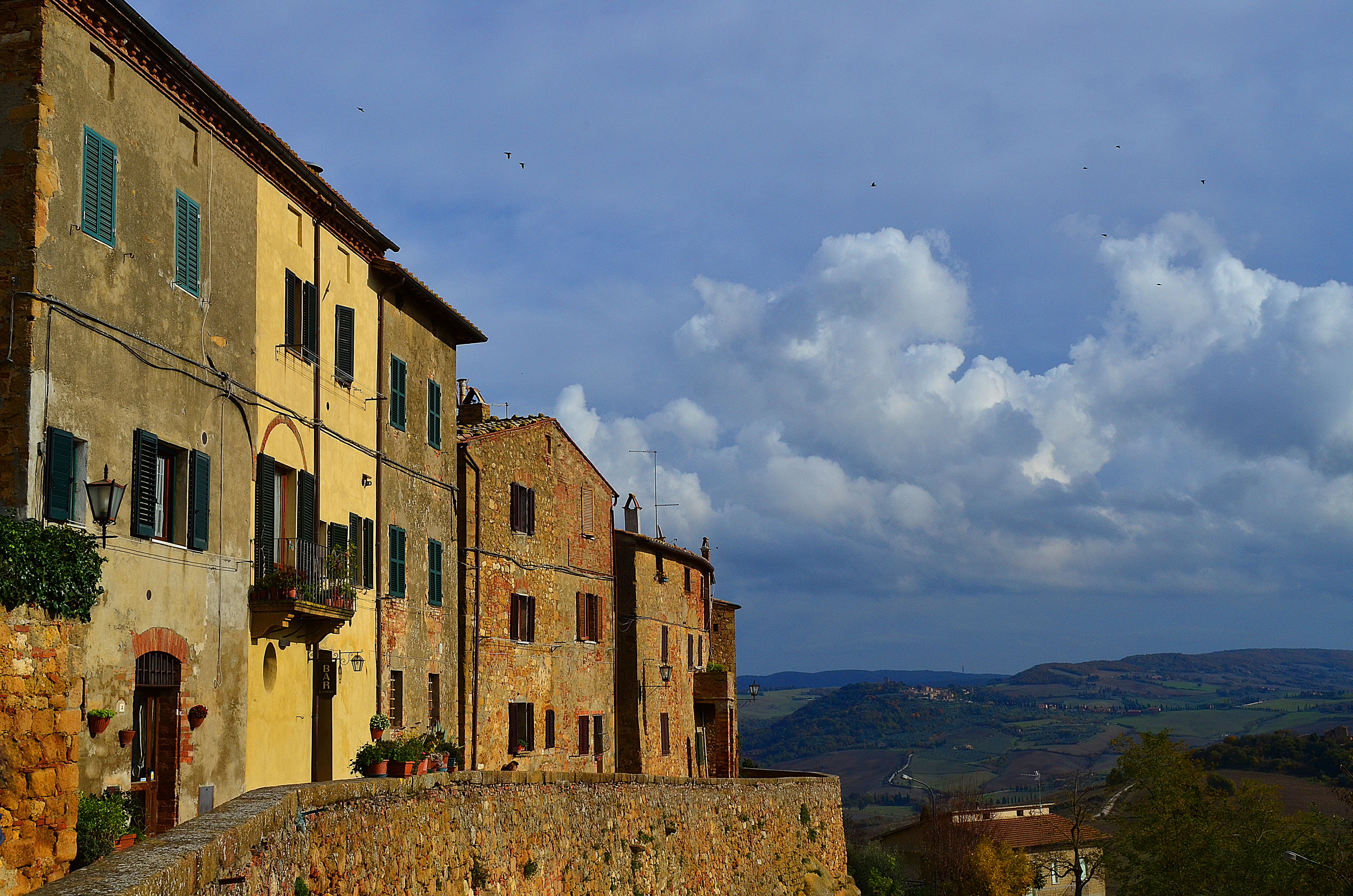 no people, old, built structure, at home, history, building, the past, architecture, sky, city, ancient, 4K, house, village, solid, nature, far away, window, HD Wallpaper