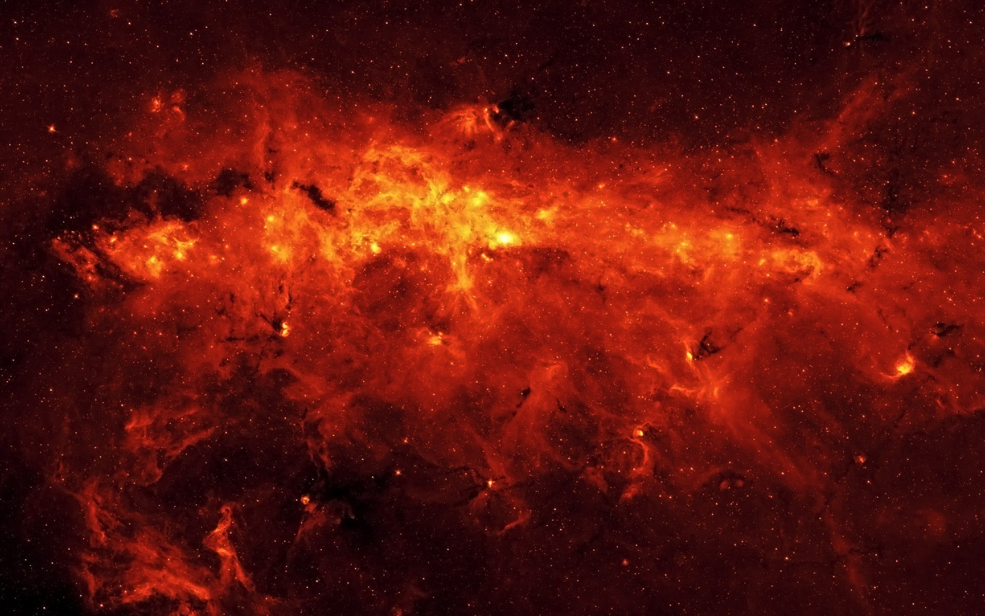 outdoors, beauty, fire - natural phenomenon, nebula, space, space art, glowing, burning, beauty in nature, orange color, night, mystery, fire, digital art, HD Wallpaper