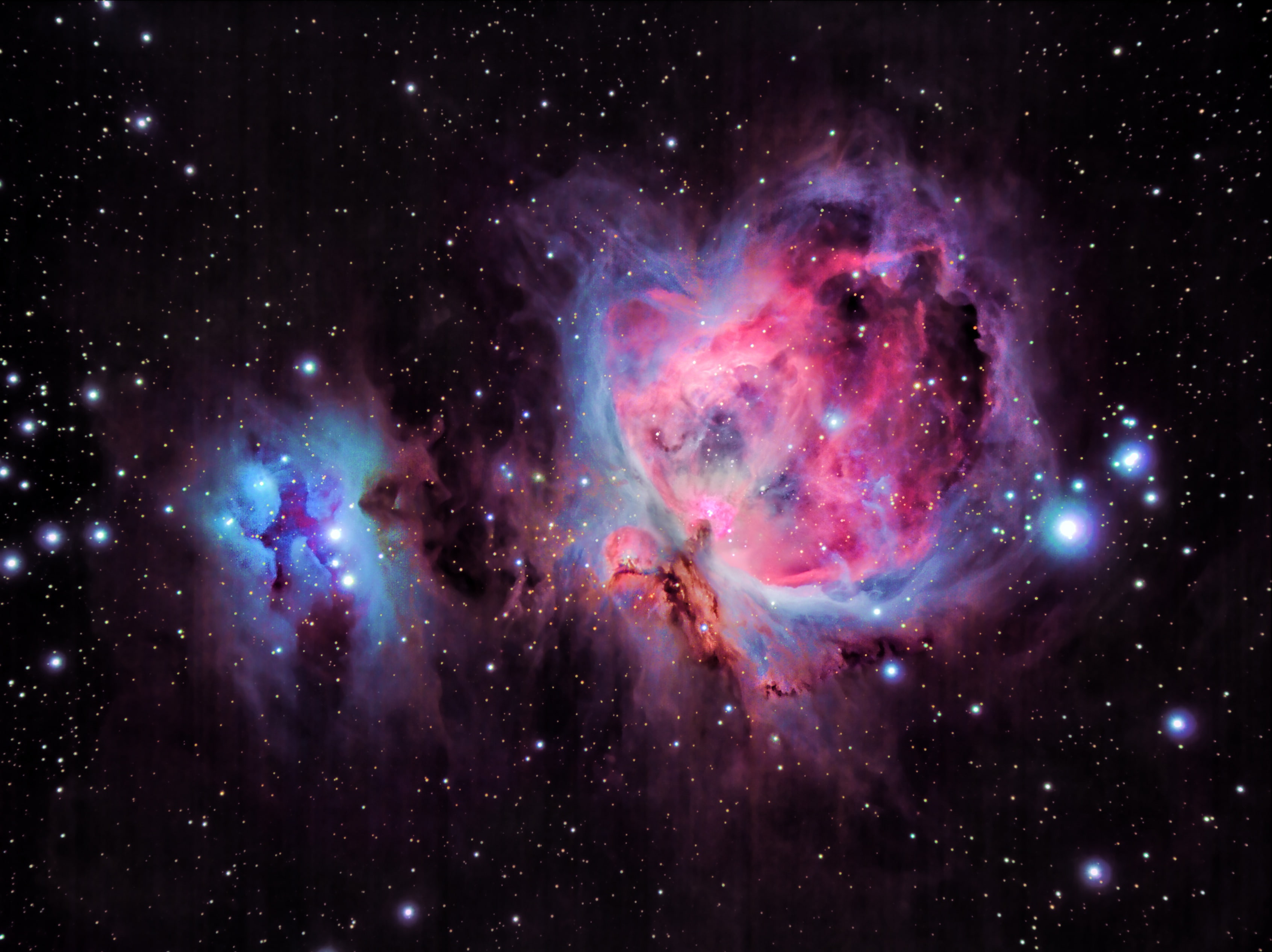 digital, 2K, nebula, beauty, Orion Nebula, HD Wallpaper
