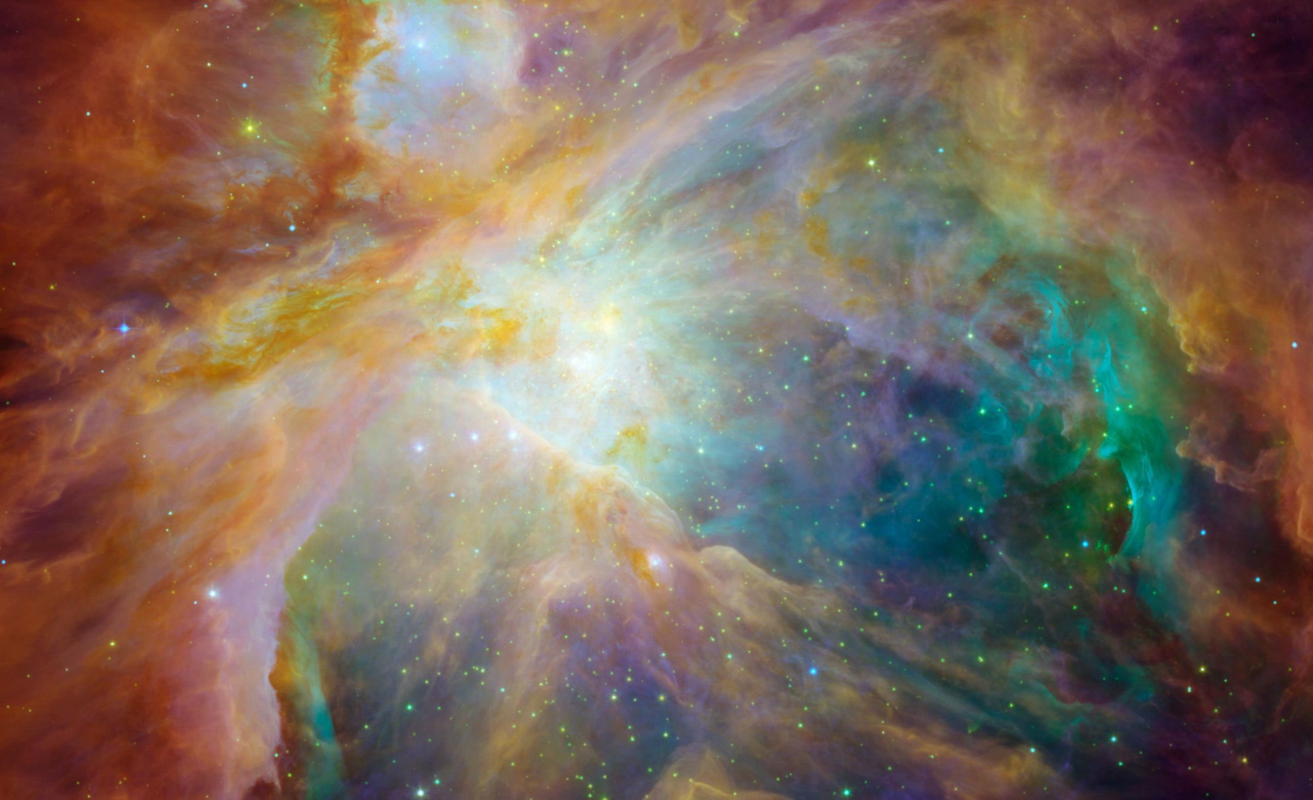 stars, orion nebula, nebula, space, 2K, HD Wallpaper