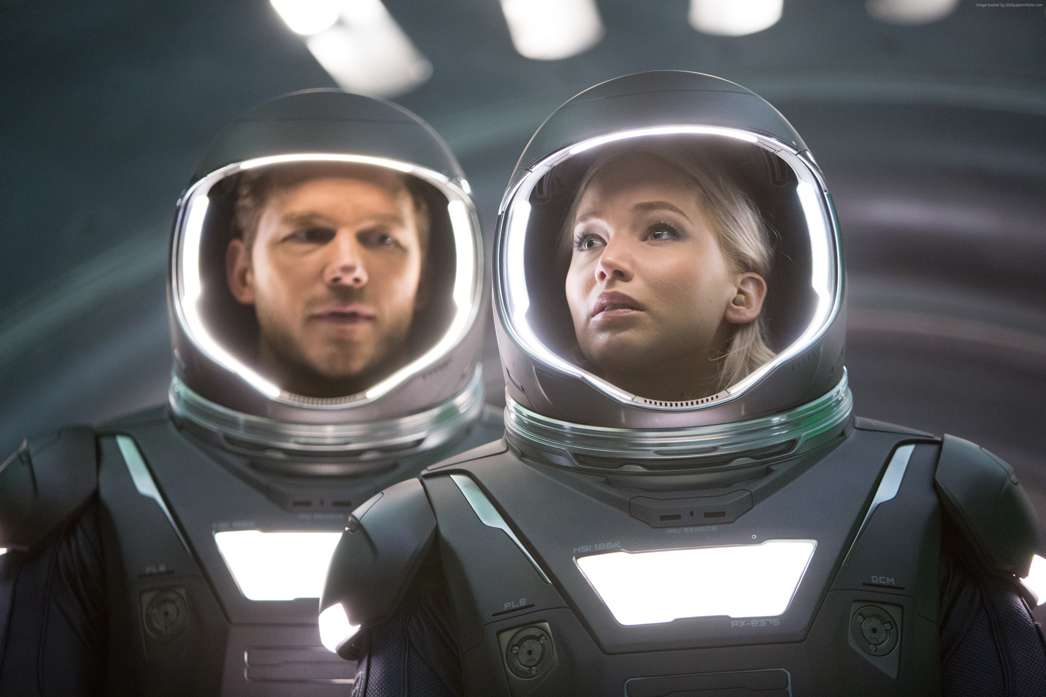 Chris Pratt, two people, helmet, lifestyles, headshot, looking at camera, males, child, indoors, Jennifer Lawrence, aggression, real people, childhood, HD Wallpaper