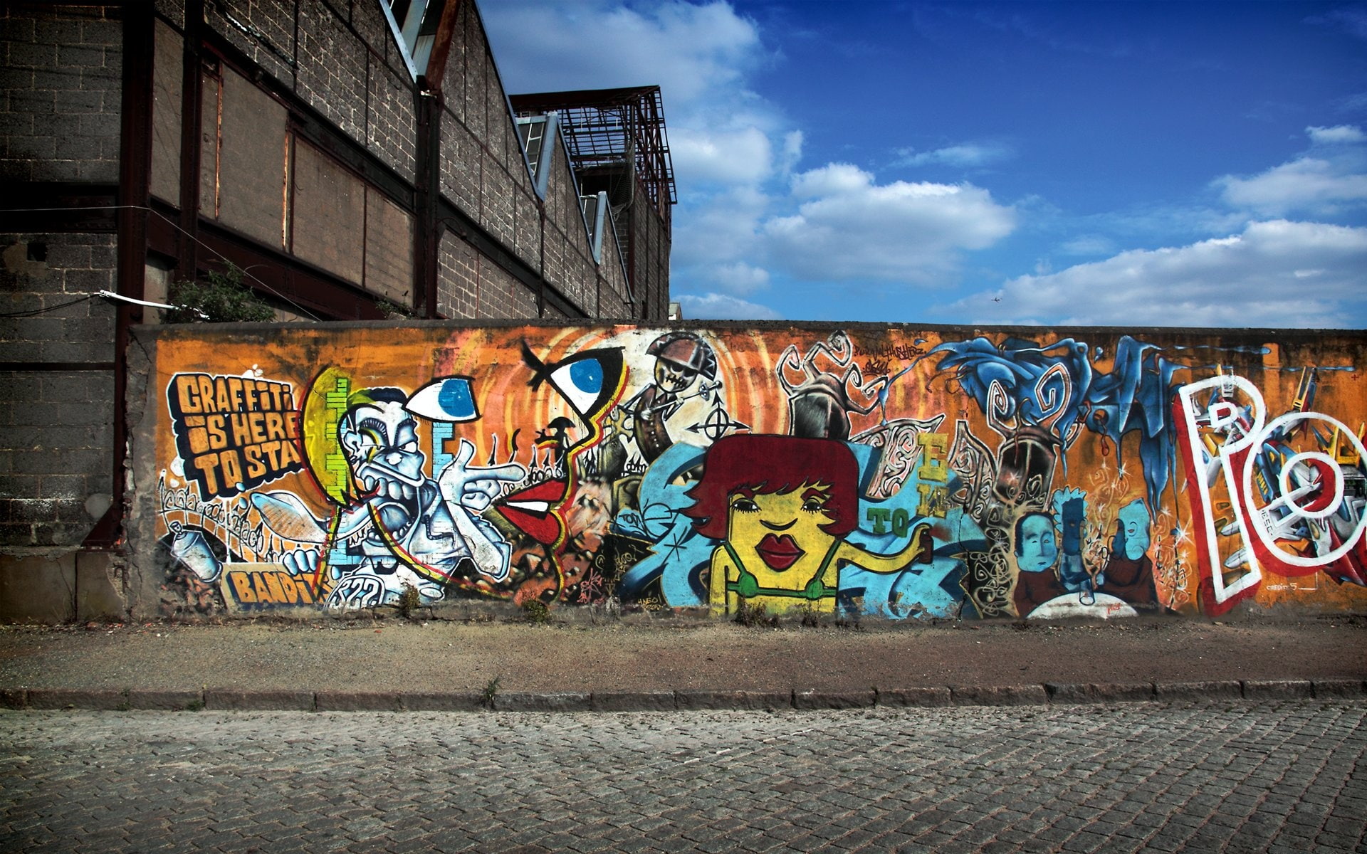 art, tosta, stay, grafite, wall, Graffiti, shere, painting, 1080P, HD Wallpaper
