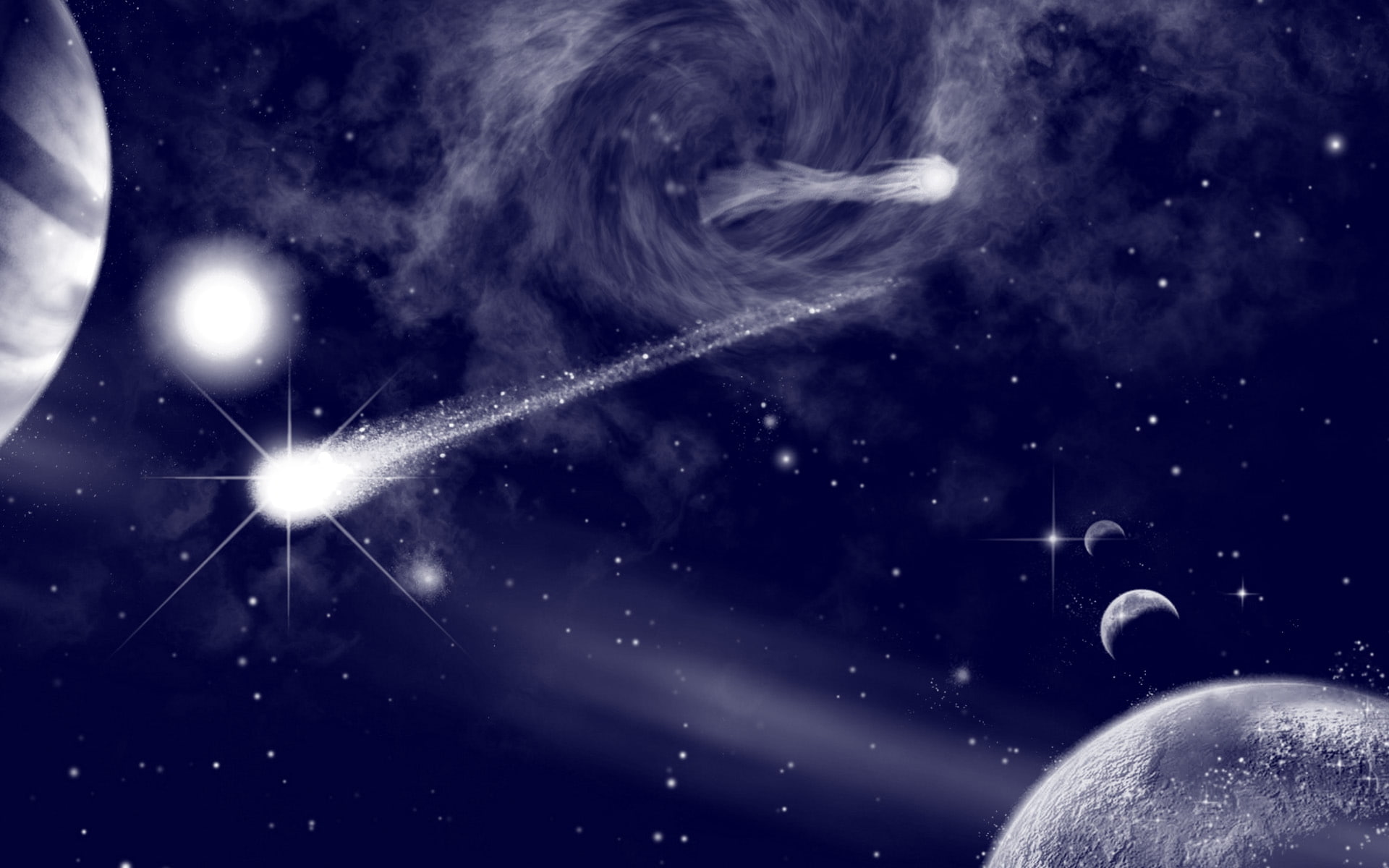 hd, spazio, espace, Space, galaxies, 1080P, art, HD Wallpaper