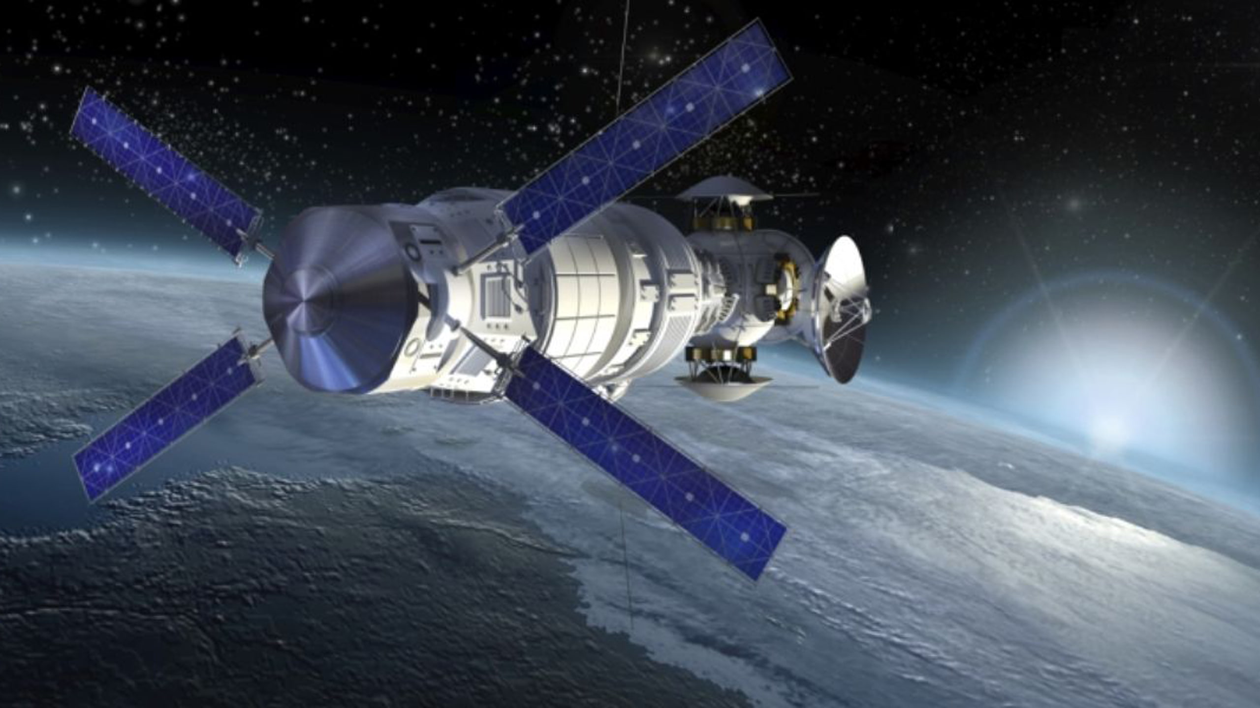 surveying, earth, spacecraft, 2K, spacelab, satellite, hd, HD Wallpaper