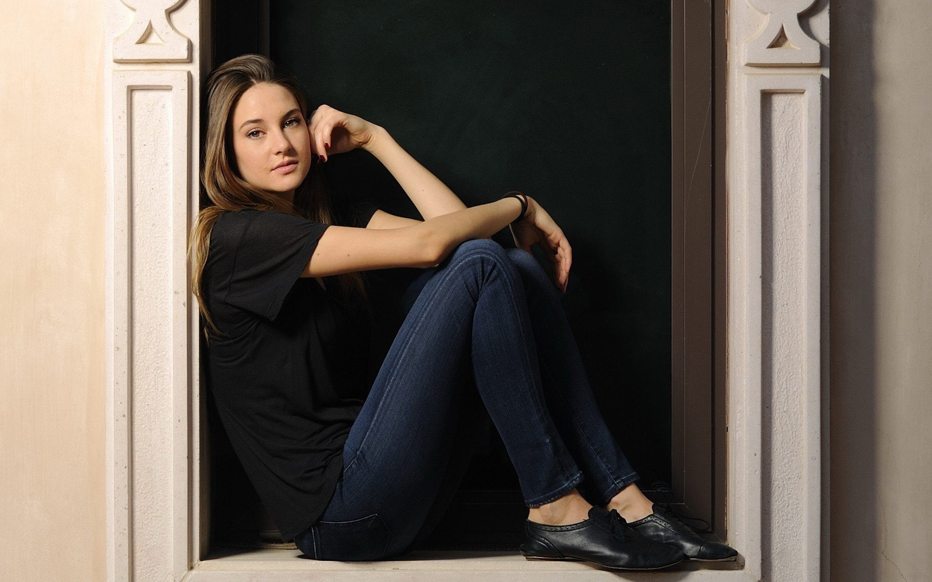 Actresses, Actress, Brunette, Brown Eyes, Shailene Woodley, 1080P, American, HD Wallpaper