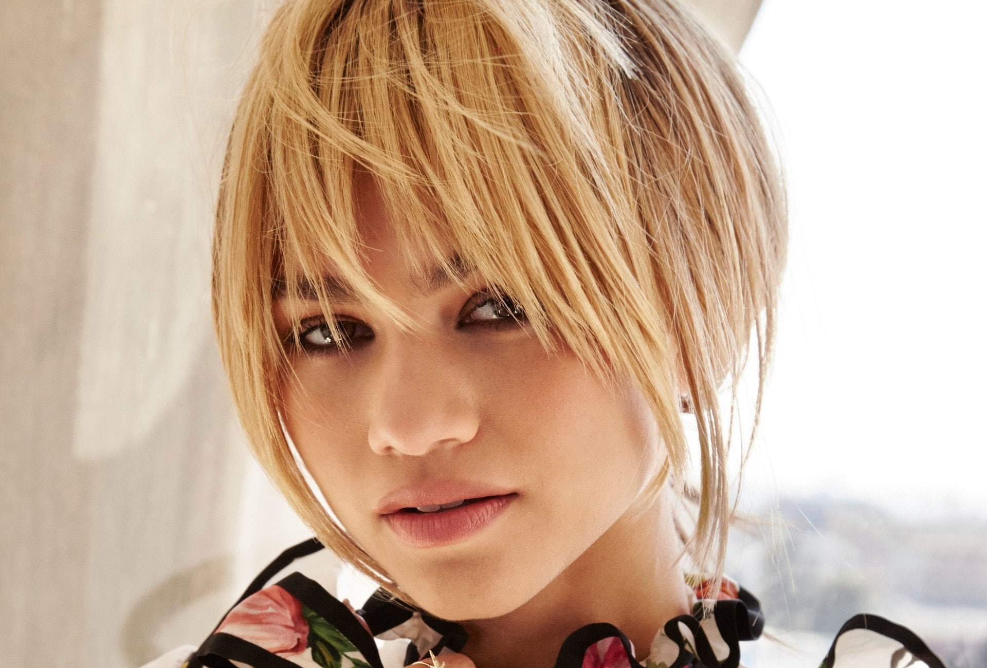 Actress, Actresses, Blonde, Zendaya, Singer, Face, 1080P, American, HD Wallpaper