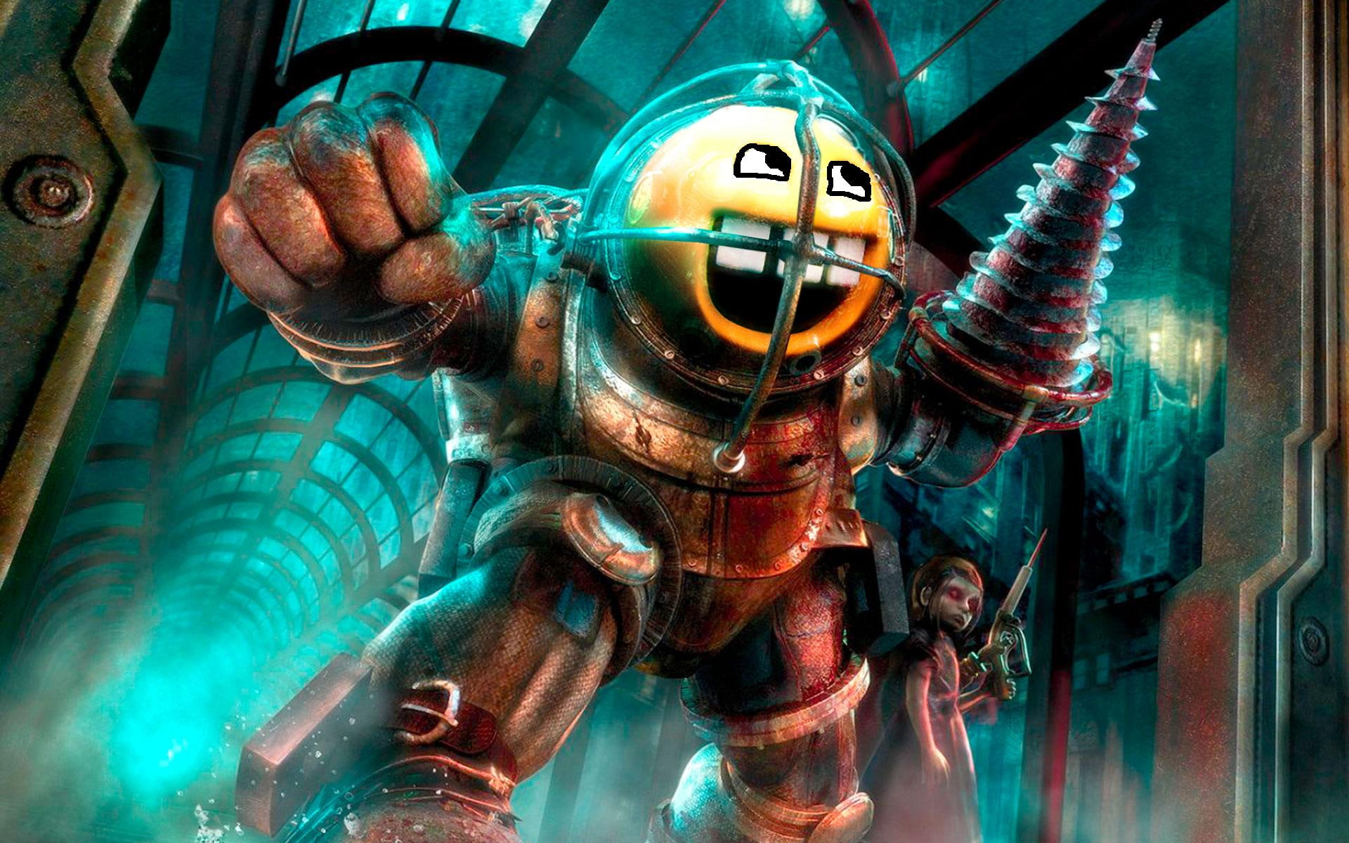 bioshock, awesome, face, 1080P, HD Wallpaper