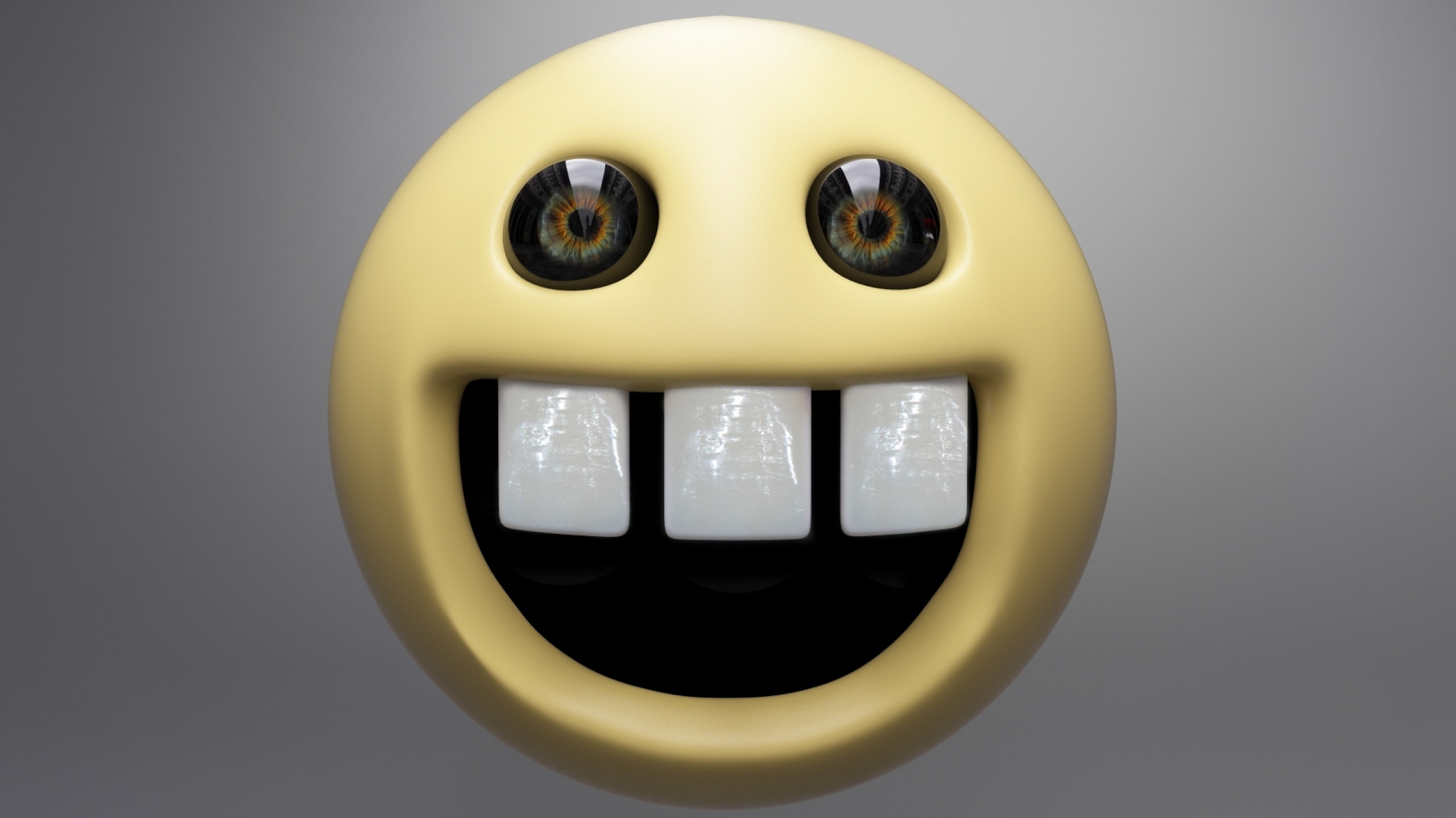 humor, Emoticons, 3d, Awesome Face, 2K, HD Wallpaper