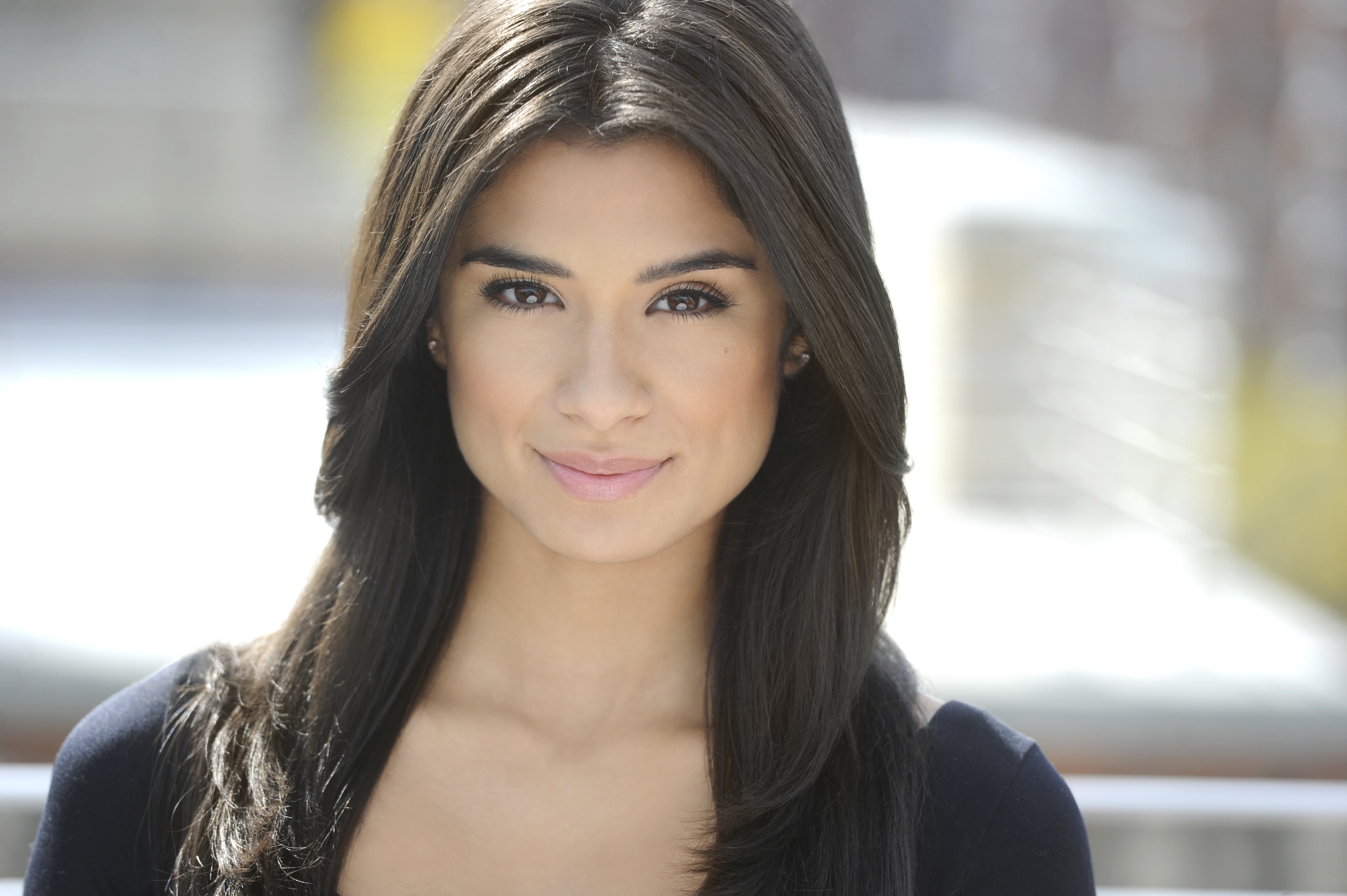 Diane Guerrero, brunette, women, actress, 4K, HD Wallpaper