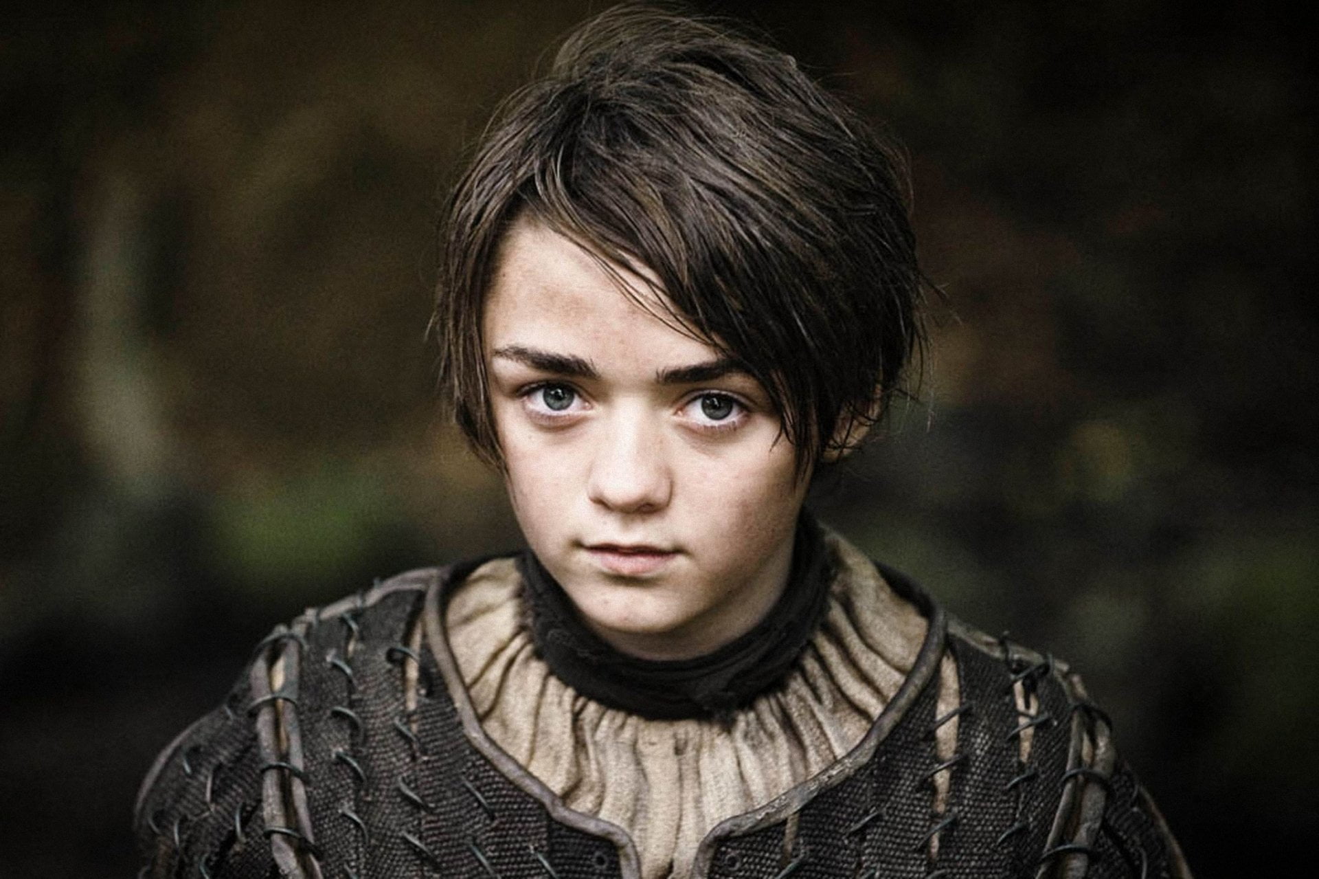 1080P, childhood, teenager, adolescence, hairstyle, teenage boys, game, one person, looking at camera, Maisie Williams, depression - sadness, HD Wallpaper