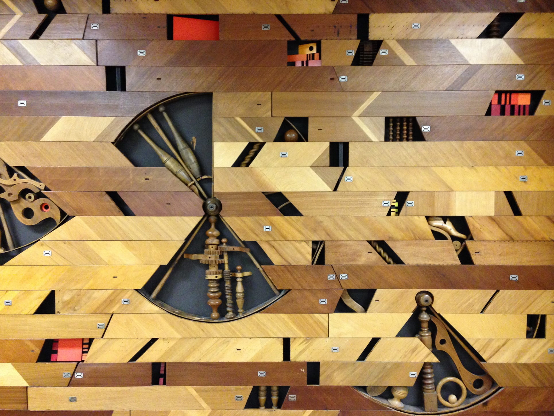 sliding, full frame, pattern, no people, wood work, indoors, hand tool, directly above, work tool, central library, sunlight, brown, shelves, repetition, HD Wallpaper