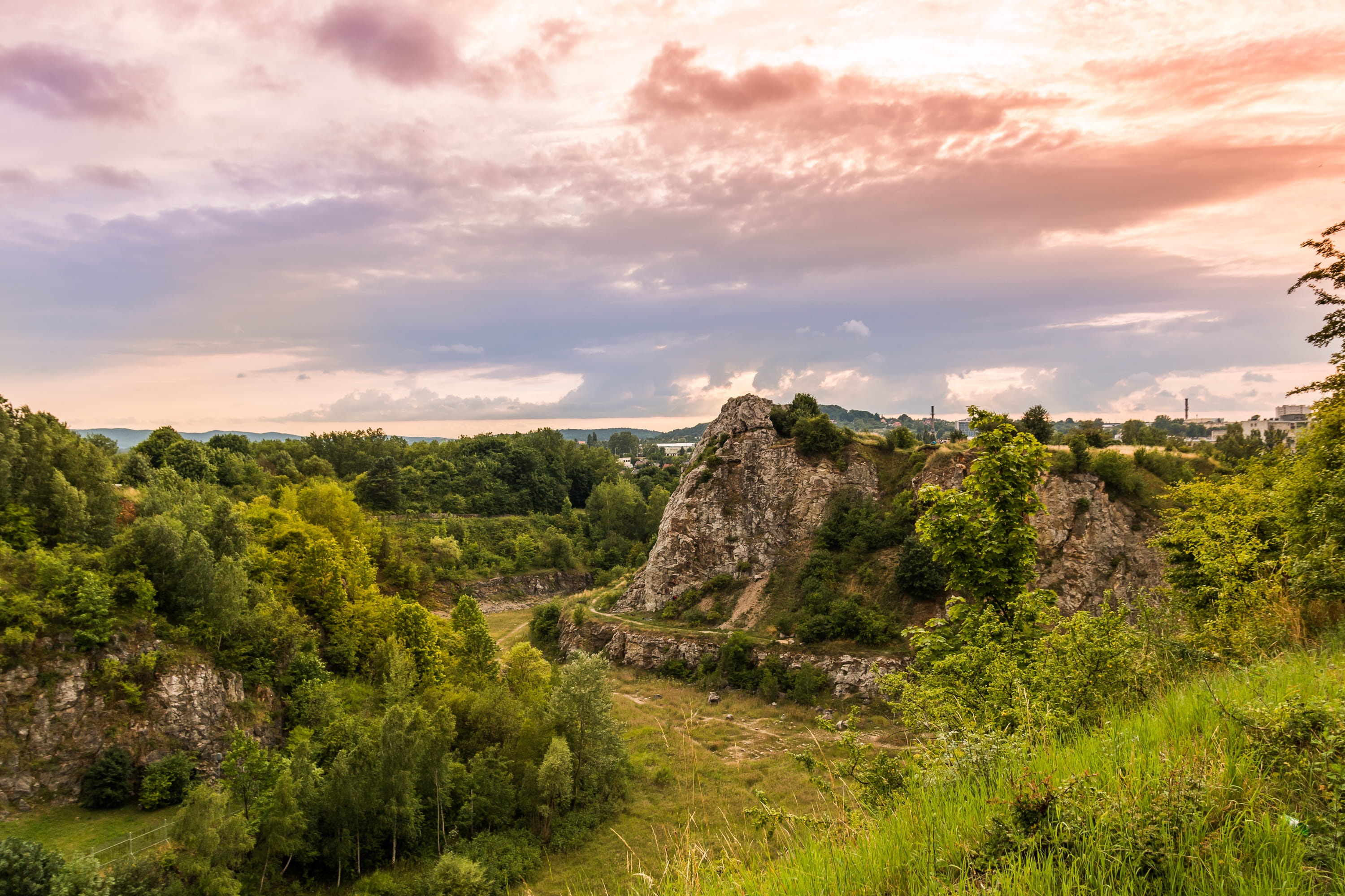 outdoors, land, scenics, history, environment, tranquility, idyllic, scenics - nature, growth, Quarry, Kielce, tranquil scene, non-urban scene, landscape, HD Wallpaper