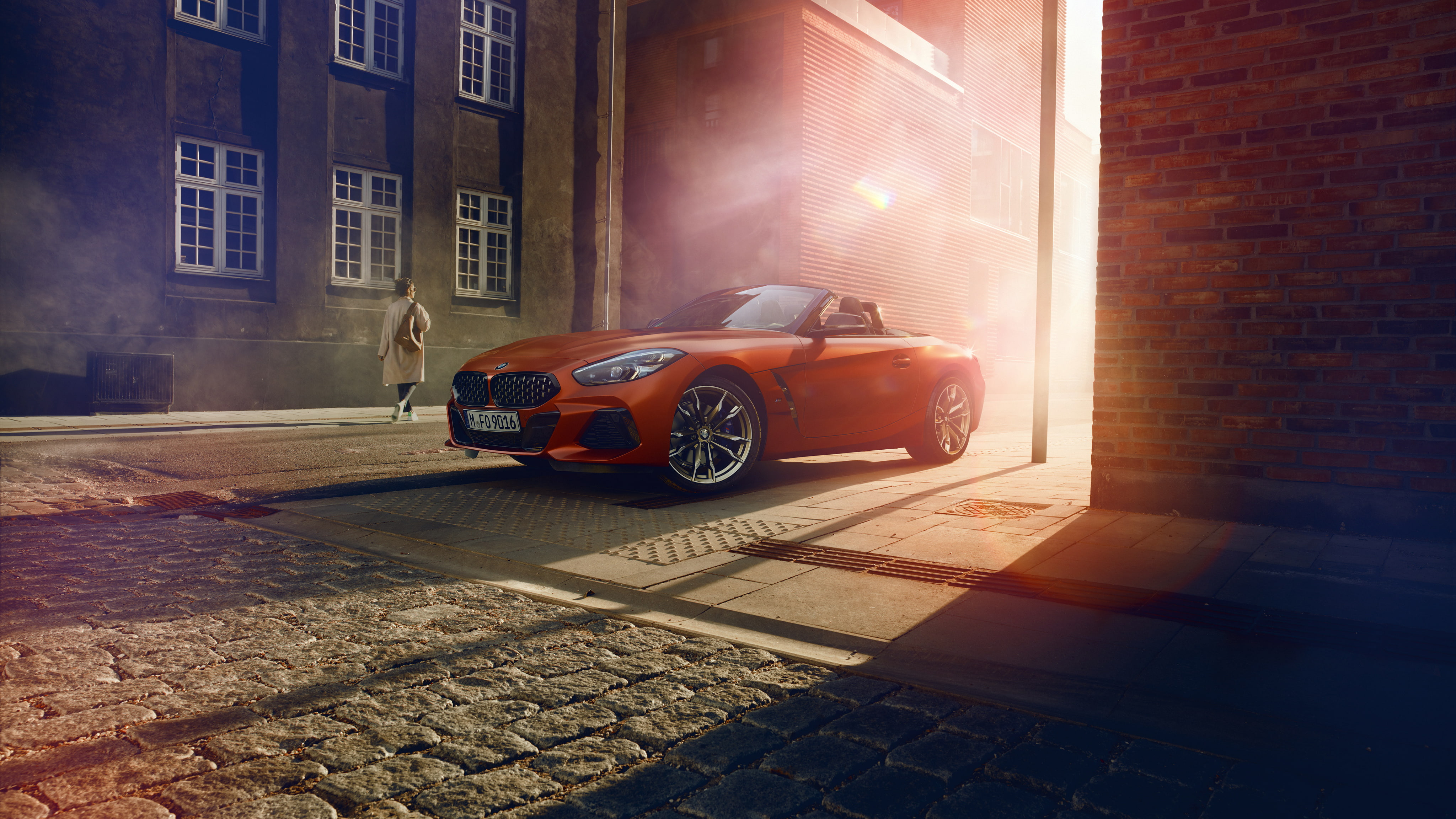 building, built structure, motor vehicle, illuminated, 2018, z, sunlight, building exterior, k, land vehicle, Edition, no people, car, bmw, transportation, HD Wallpaper