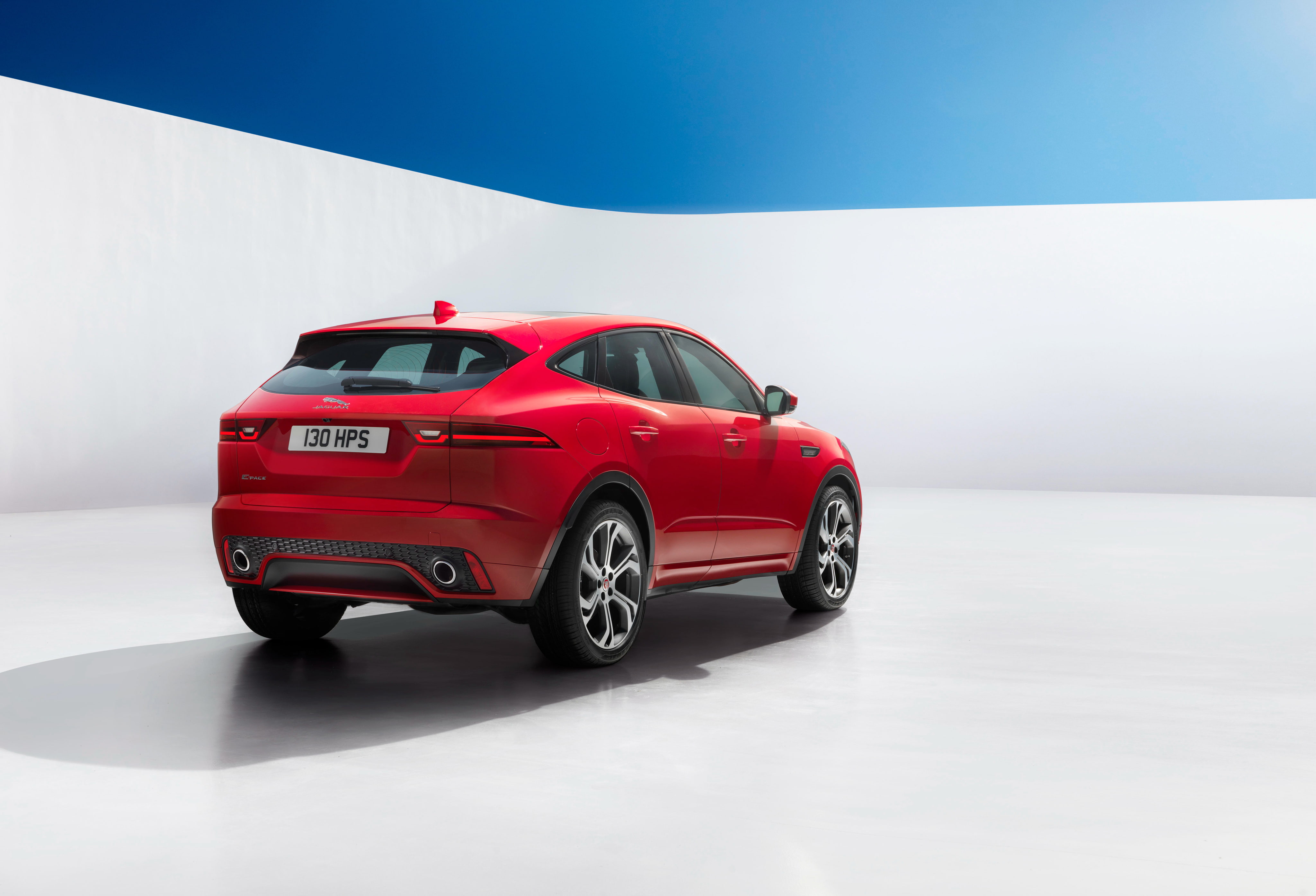 R-Dynamic, daytime, red, 4K, 4K, Jaguar E-Pace, First Edition, 2018, SUV, HD Wallpaper