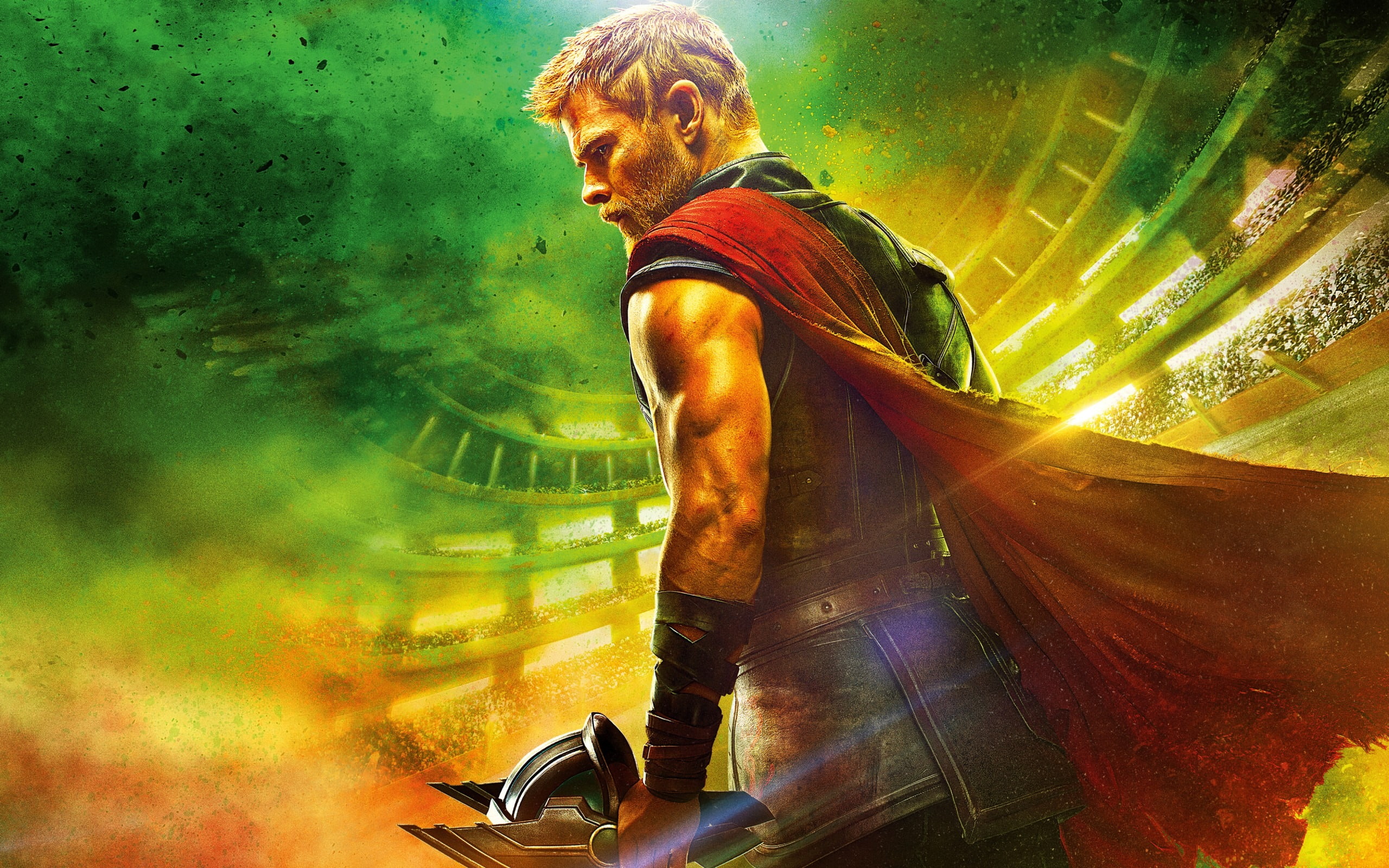ragnarok, creativity, thor, hd, digital composite, one person, auto post production filter, art and craft, architecture, real people, blurred motion, HD Wallpaper