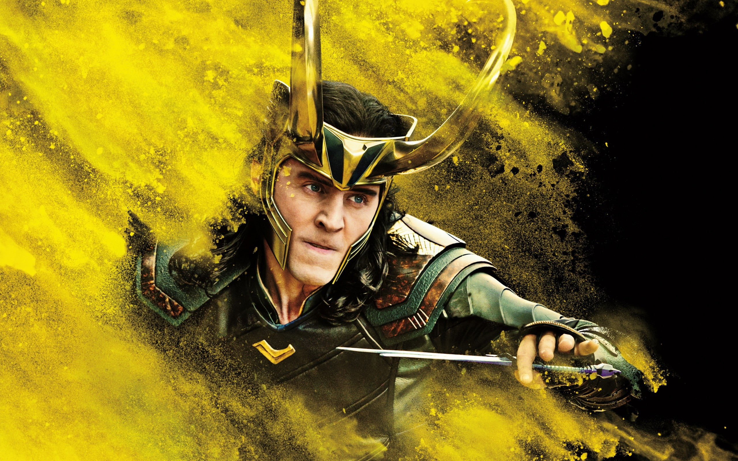 looking at camera, one person, clothing, serious, movie, yellow, loki, young women, looking, young adult, adult, men, mid adult women, thor, hiddleston, HD Wallpaper