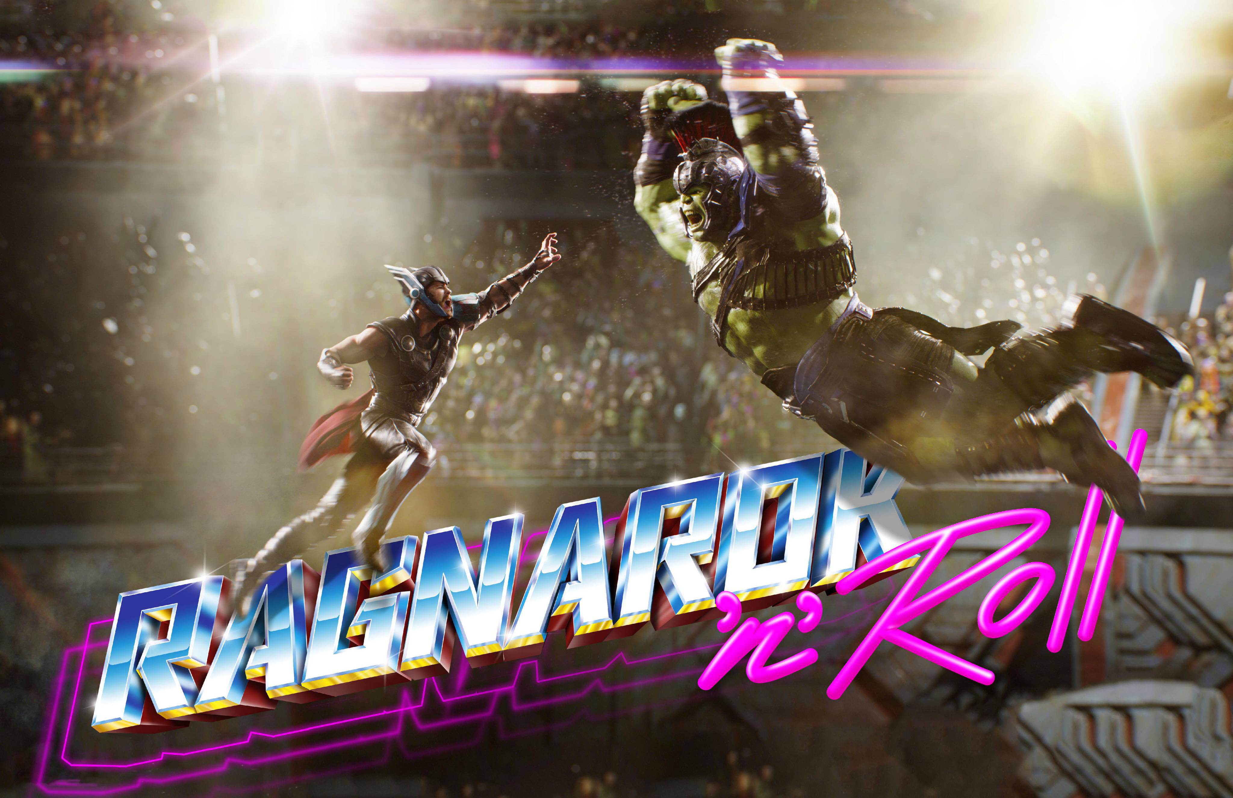 panoramic, adult, spectator, full length, 4k, people, thor ragnarok, skill, hulk, hd, 2017 movies, illuminated, communication, thor, performance, mid-air, HD Wallpaper