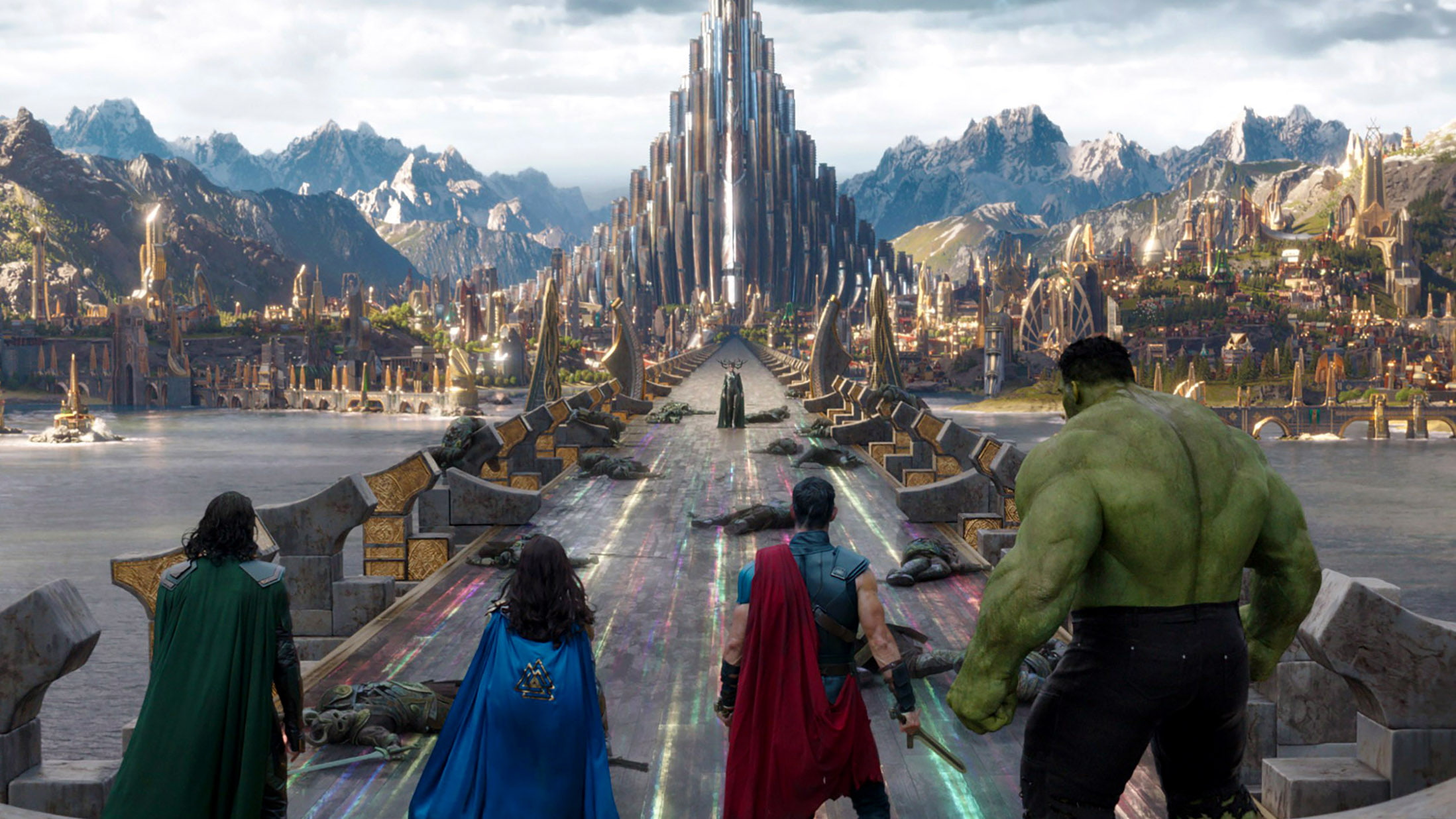 hulk, religion, hela, real people, looking at view, architecture, place of worship, hd, nature, sky, people, women, mountain, built structure, building exterior, HD Wallpaper
