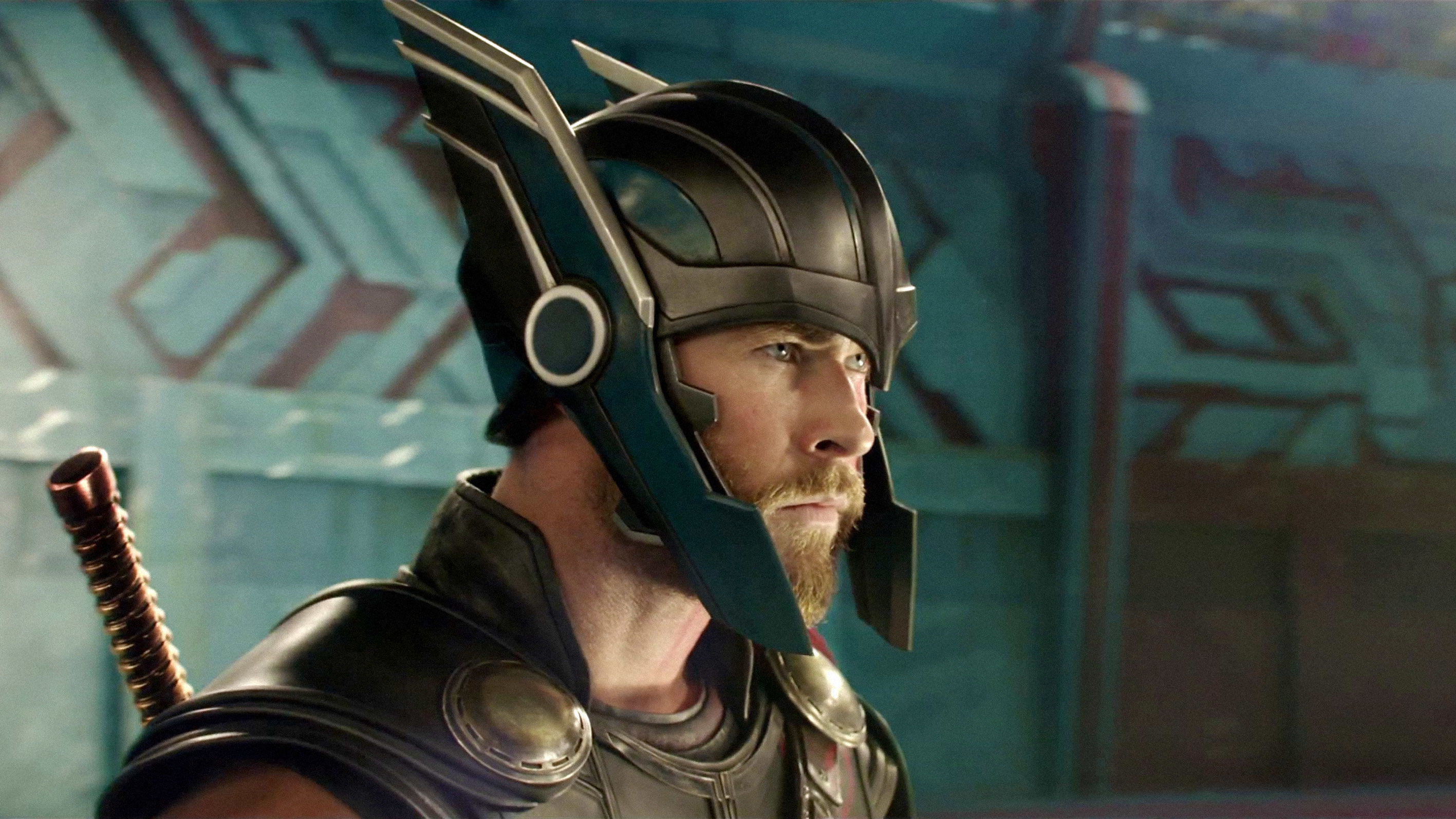 sport, listening, young adult, portrait, chris, headshot, ragnarok, contemplation, 2K, looking, headphones, side view, one person, hemsworth, music, headwear, HD Wallpaper