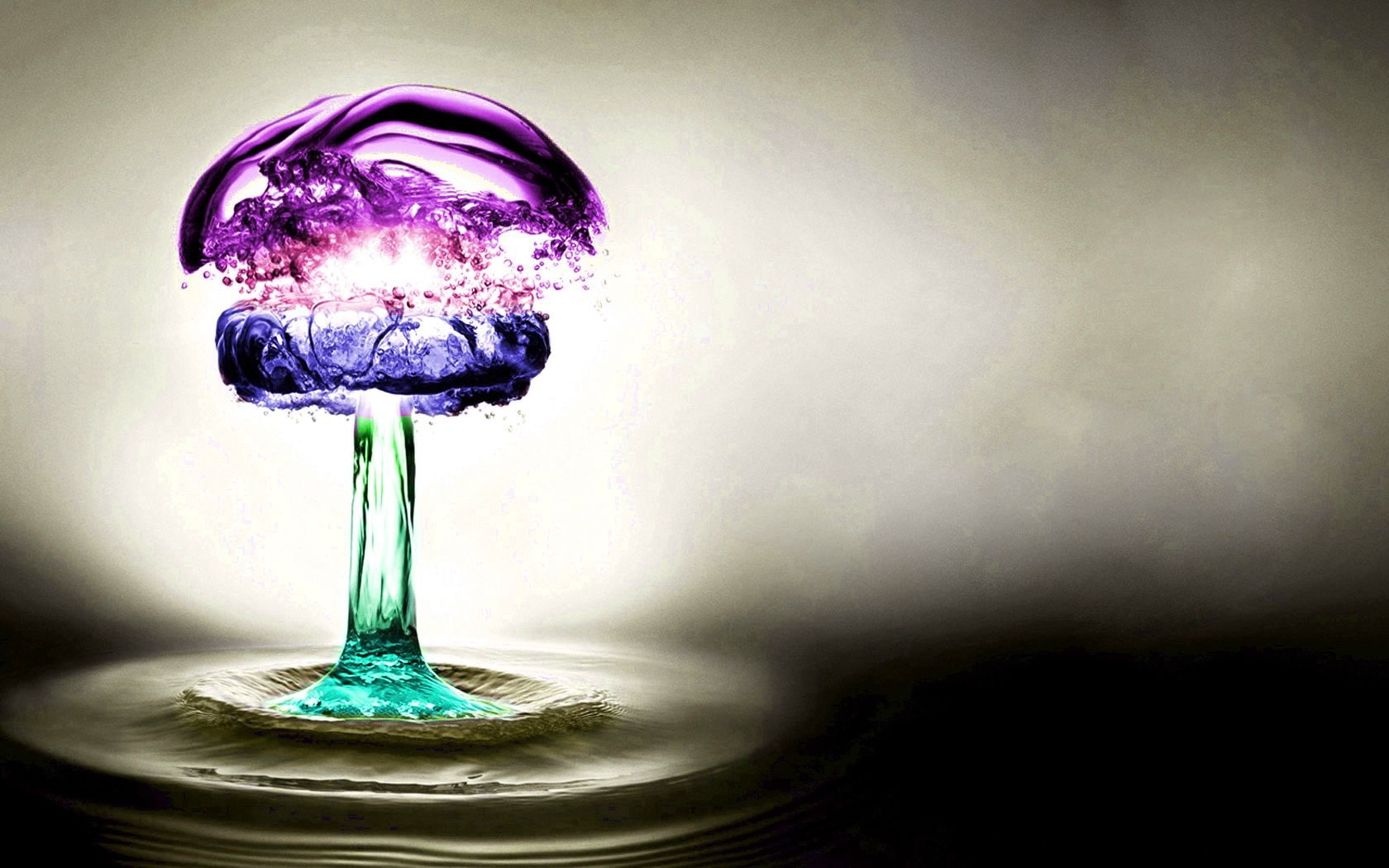 720P, waves, water drops, water, colorful, abstract, HD Wallpaper