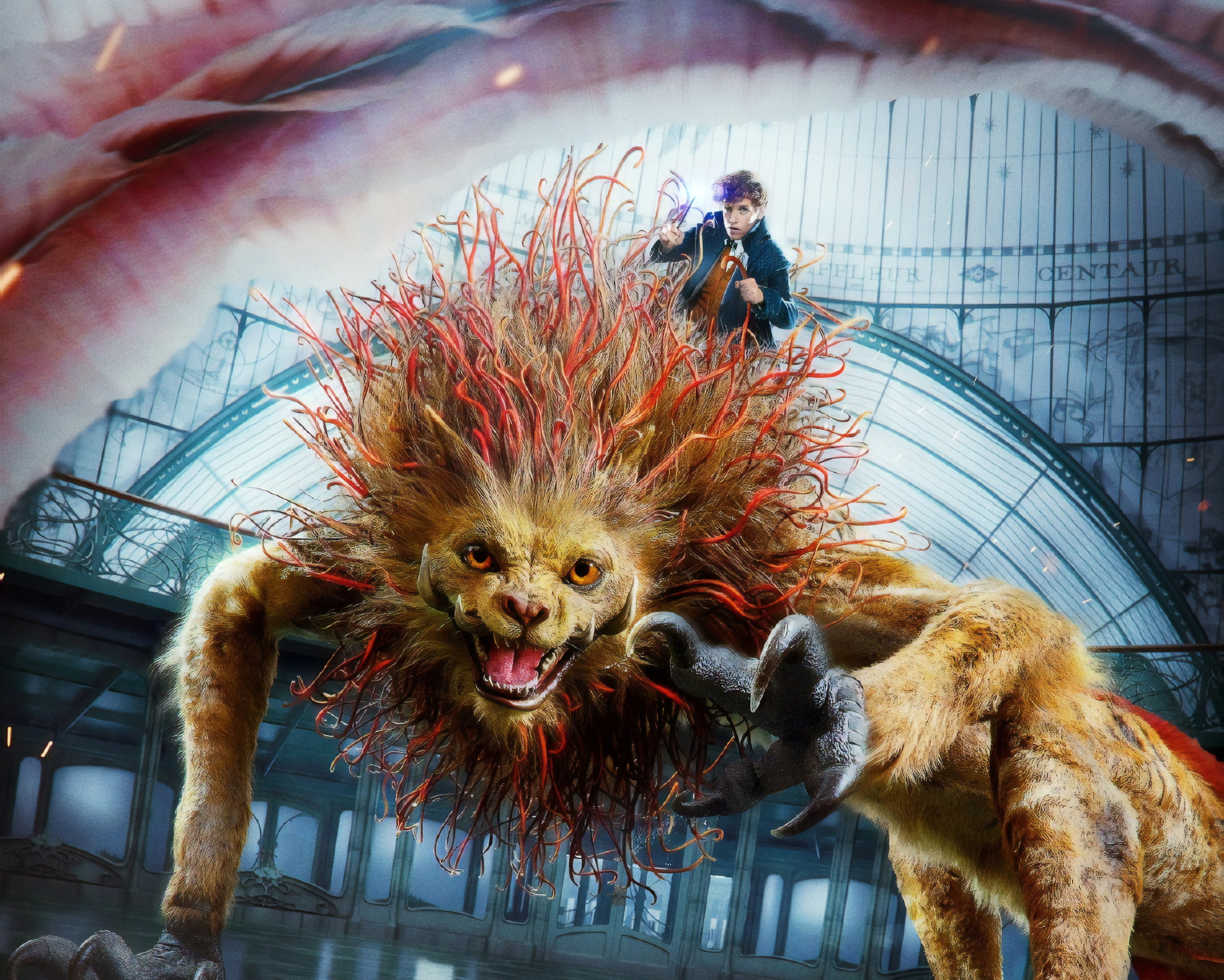 Movie, Fantastic Beasts: The Crimes of Grindelwald, 4K, Eddie Redmayne, HD Wallpaper