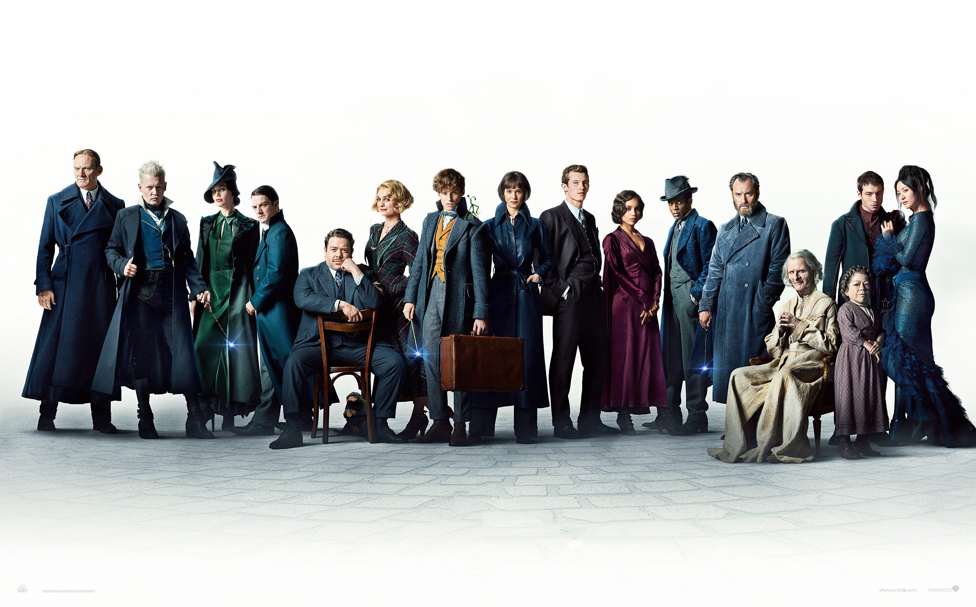 2018, 4K, 4K, Adventure, Fantasy, Family, Fantastic Beasts: The Crimes of Grindelwald, HD Wallpaper
