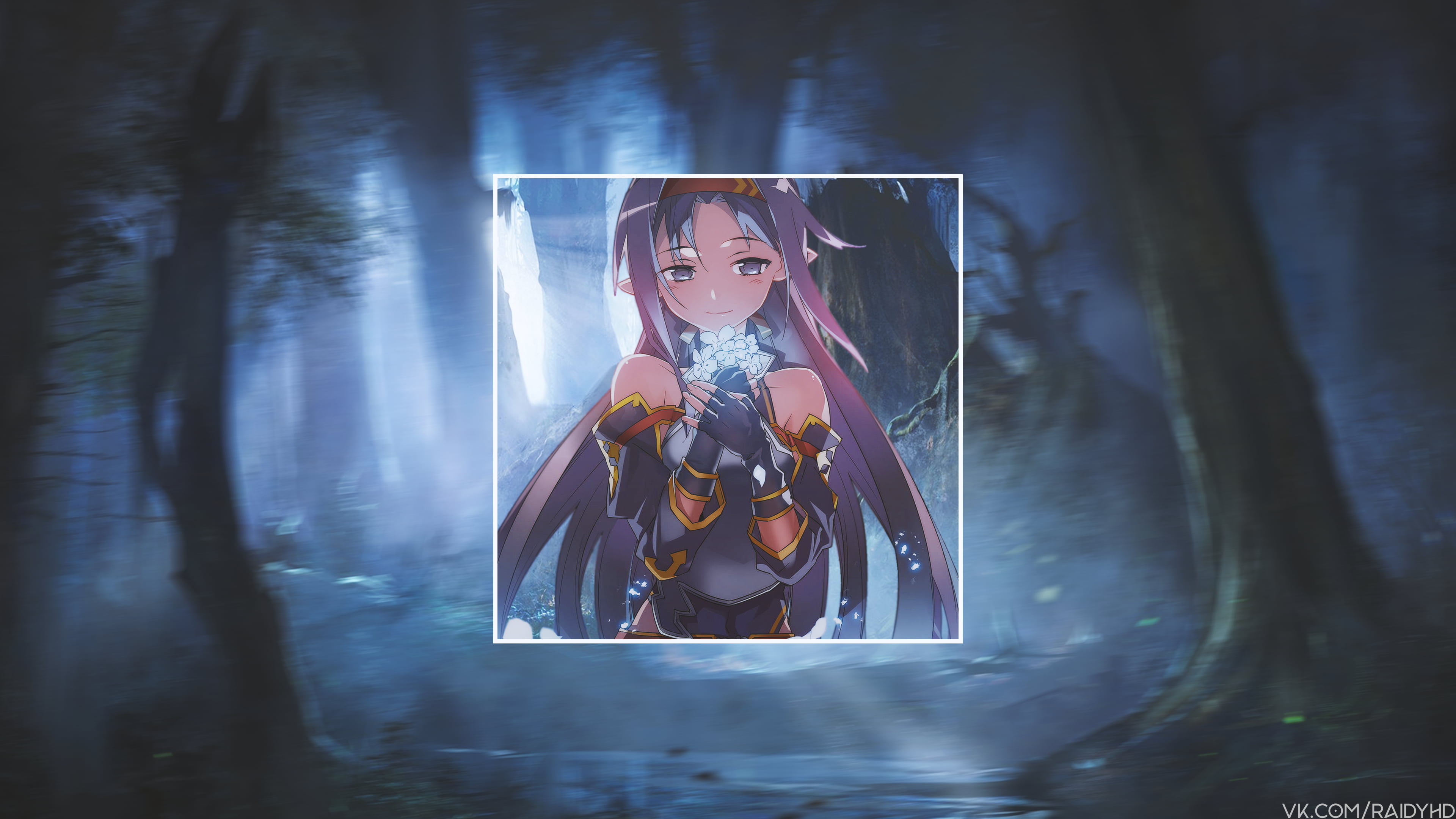 anime girls, anime, 4K, Yuuki Konno, picture-in-picture, HD Wallpaper