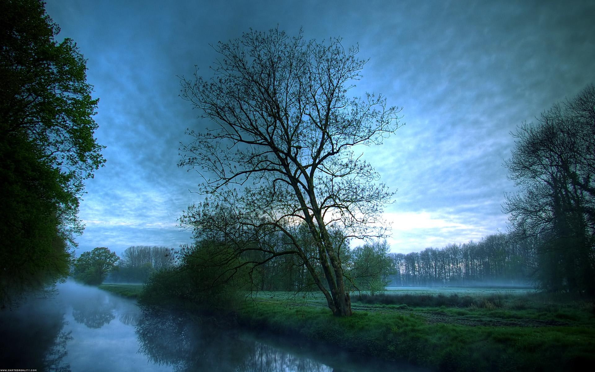 3d and abstract, places, calm, nature, quiet, 1080P, HD Wallpaper