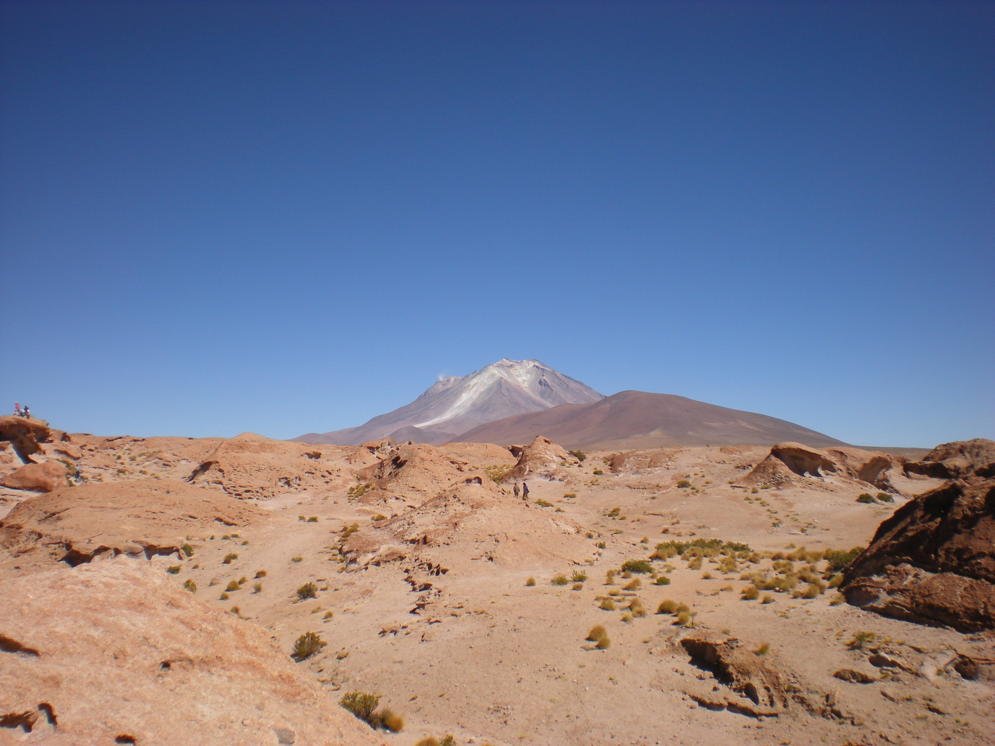 scenics - nature, physical geography, remote, clear sky, no people, mountain peak, arid climate, volcano, copy space, mountain, climate, outdoors, scenics, HD Wallpaper