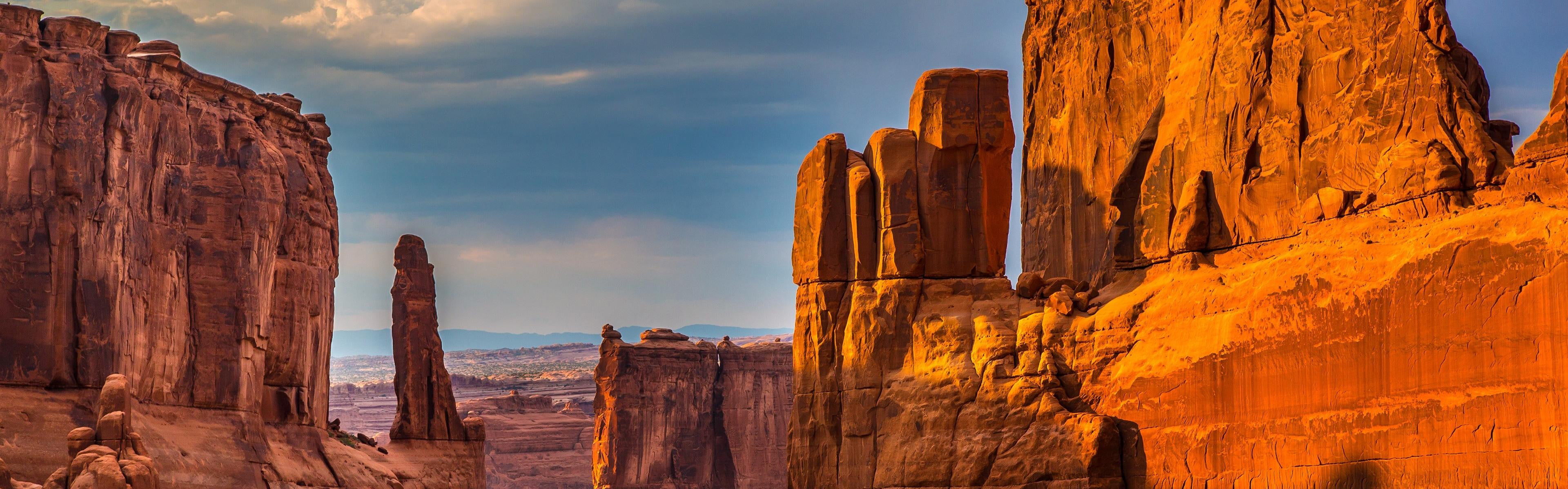 sky, travel, environment, outdoors, architecture, solid, rock, cloud - sky, history, beauty in nature, canyon, nature, day, rock formation, landscape, travel destinations, HD Wallpaper