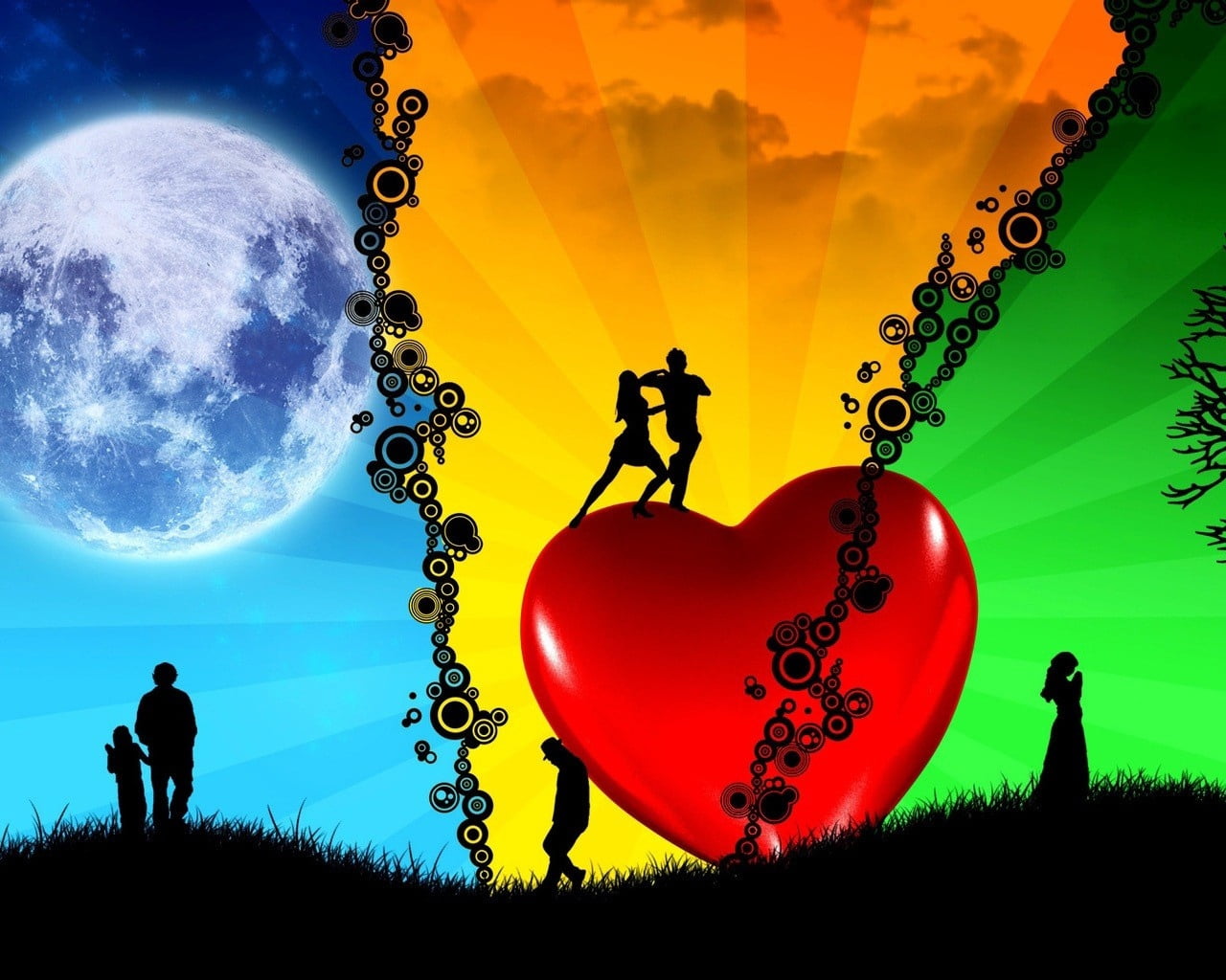 lifestyles, concepts, red, leisure activity, balloon, romance, digital composite, clip, outdoors, vector, women, art, heart Shape, standing, holiday, celebration, HD Wallpaper