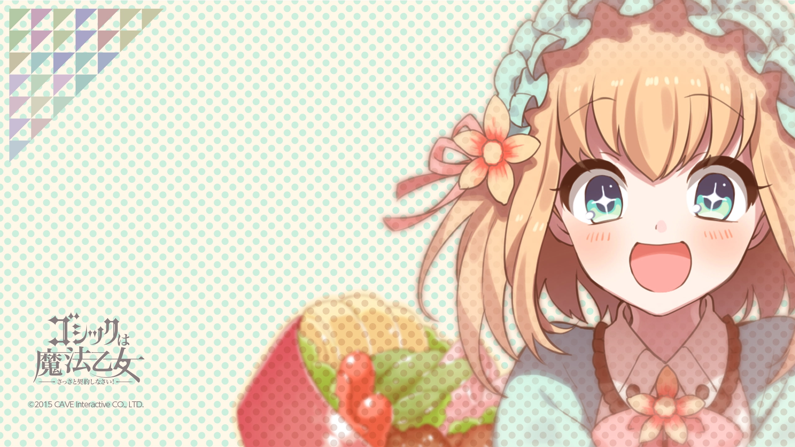 wall - building feature, human representation, art and craft, Anime, mammal, anime games, indoors, one person, creativity, close-up, gothic wa mahou otome, HD Wallpaper