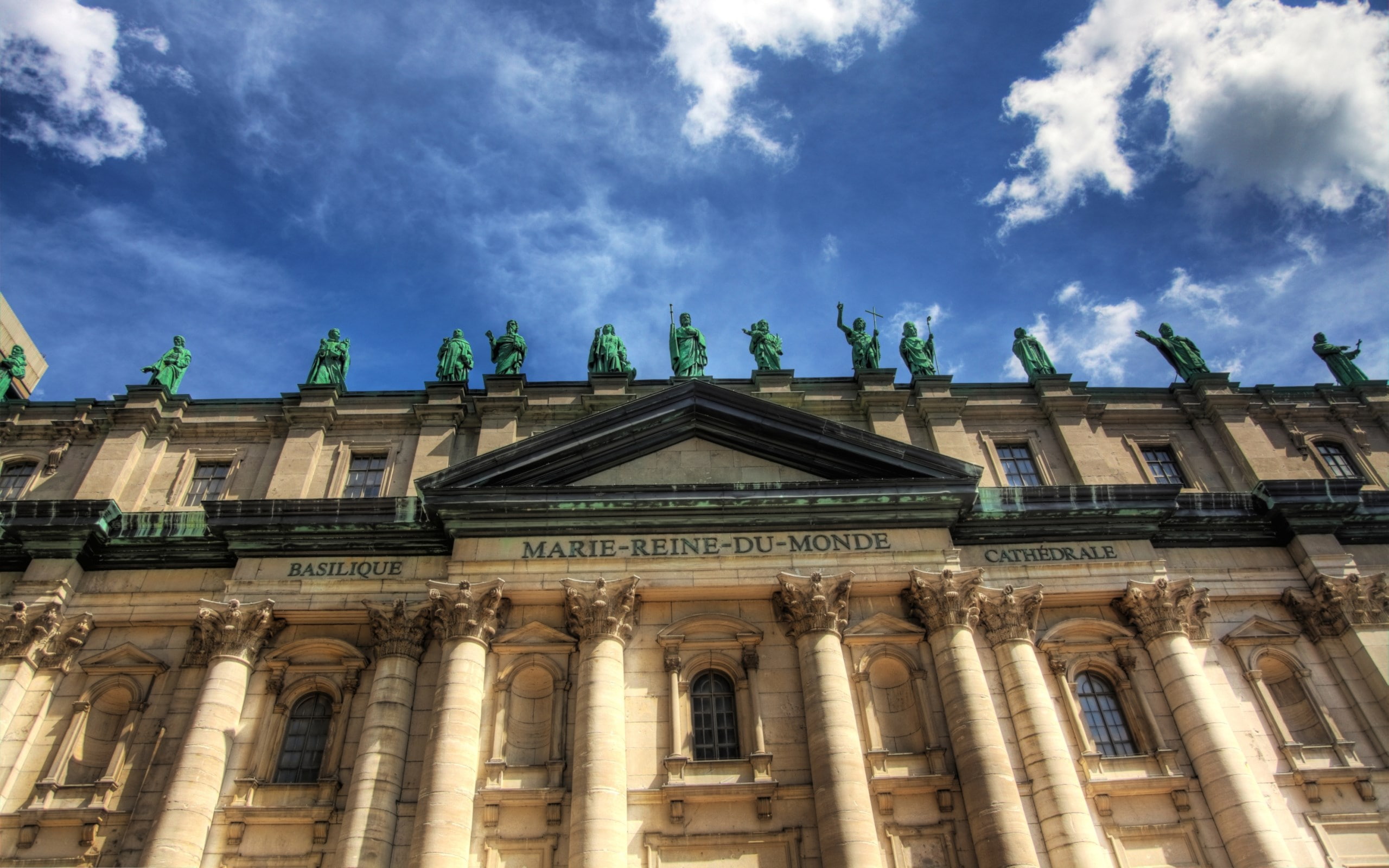 basilique cathedrale marie reine du monde in montreal, 2K, HD Wallpaper