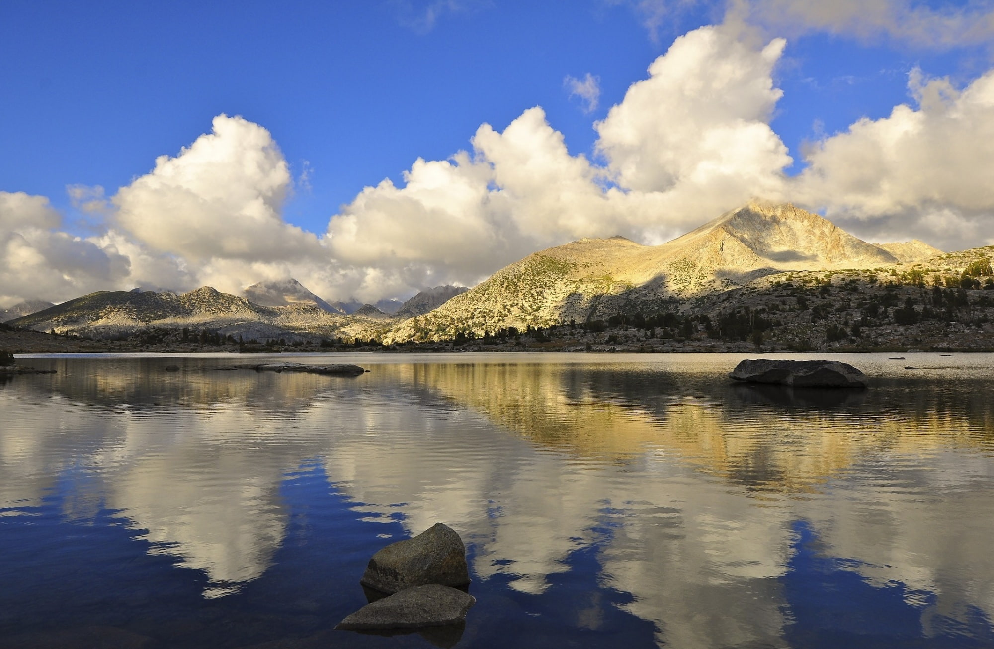 non-urban scene, sky, mountain peak, tranquil scene, outdoors, beauty in nature, 1080P, Alberta, no people, cloud - sky, Reflection, water, Clouds, Marie, HD Wallpaper