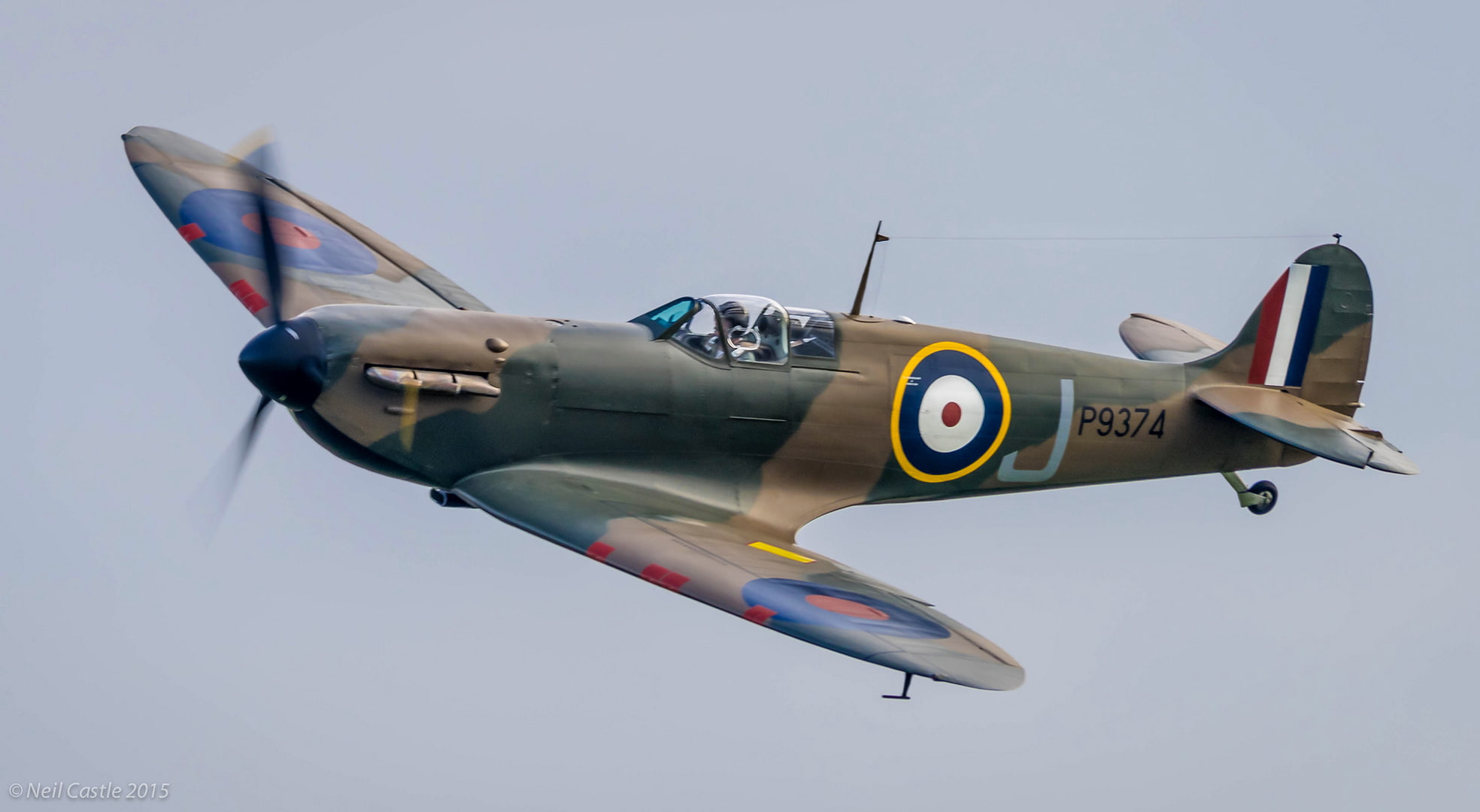 retro, 1080P, Supermarine Spitfire, the plane, fighter, parade, pilot, HD Wallpaper