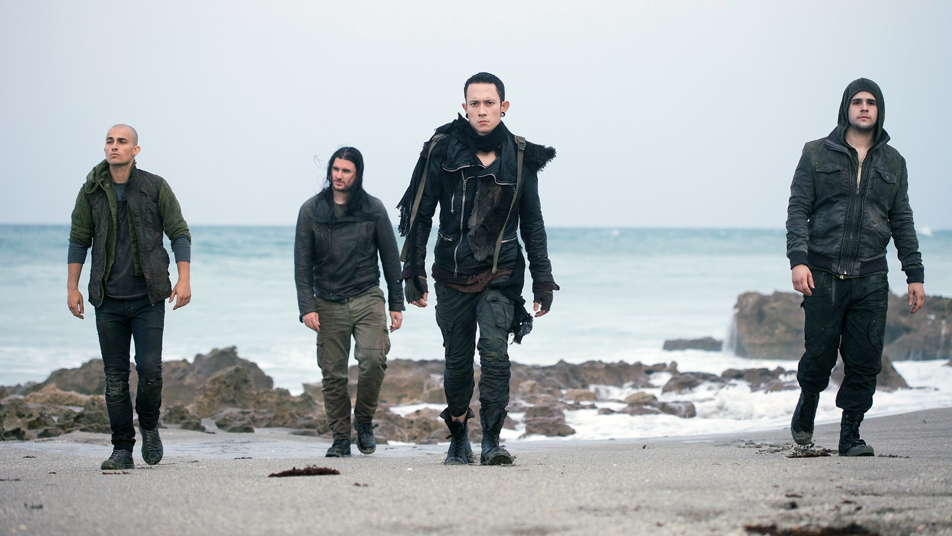 trivium, sea, coast, 1080P, HD Wallpaper