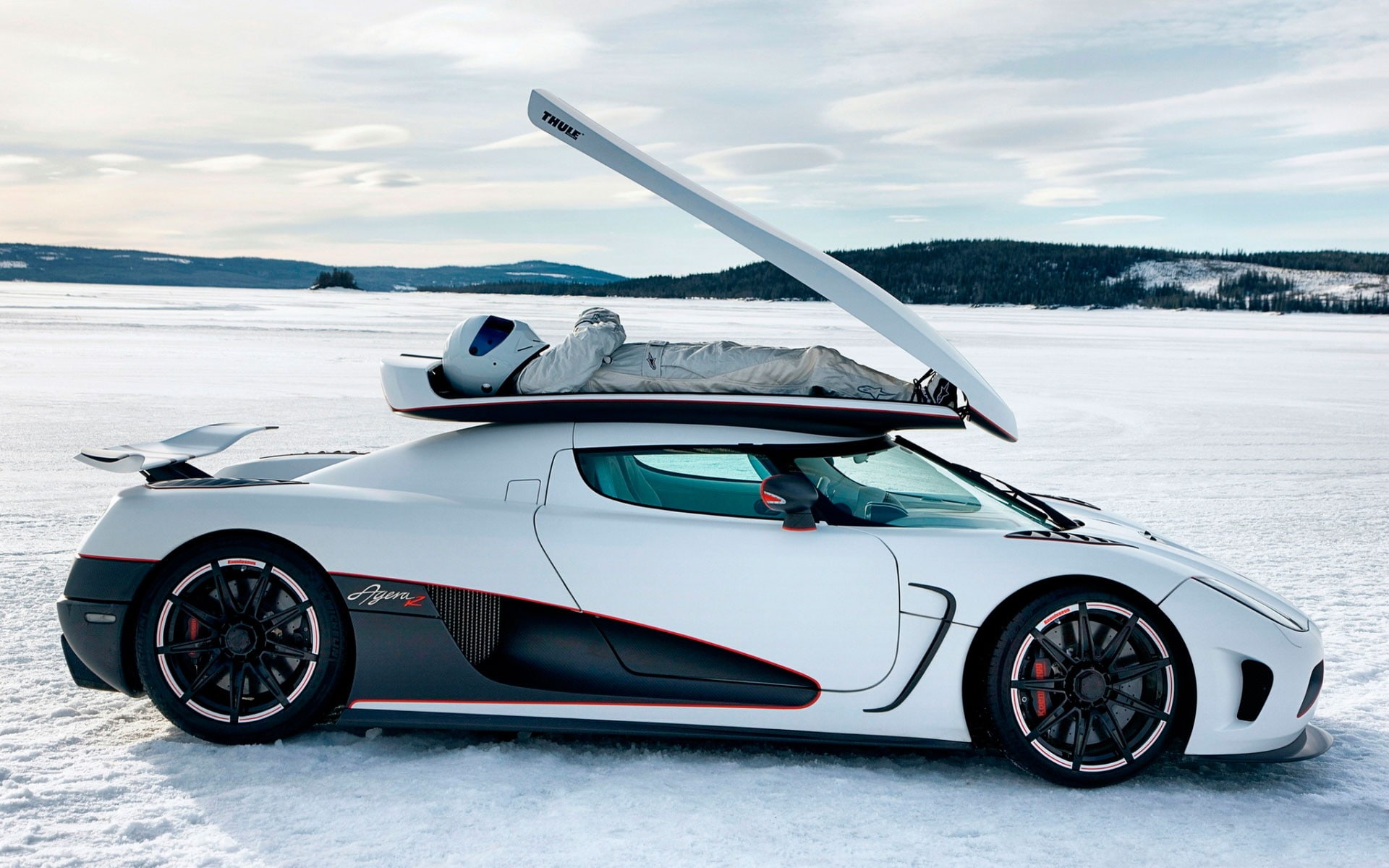 The Stig, Top Gear, Koenigsegg Agera R, winter, 1080P, HD Wallpaper