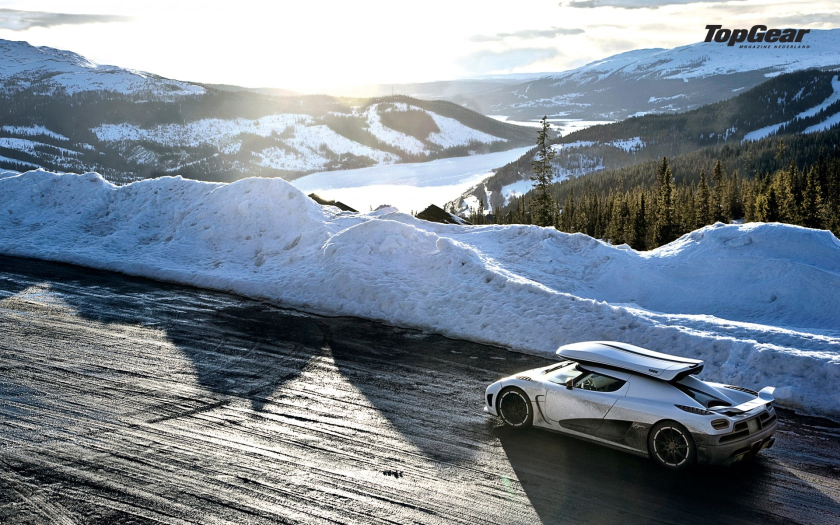 hd, r, gear, 720P, snow, gray, landscape, cars, agera, sunlight, koenegsegg, top, winter, koenigsegg, HD Wallpaper