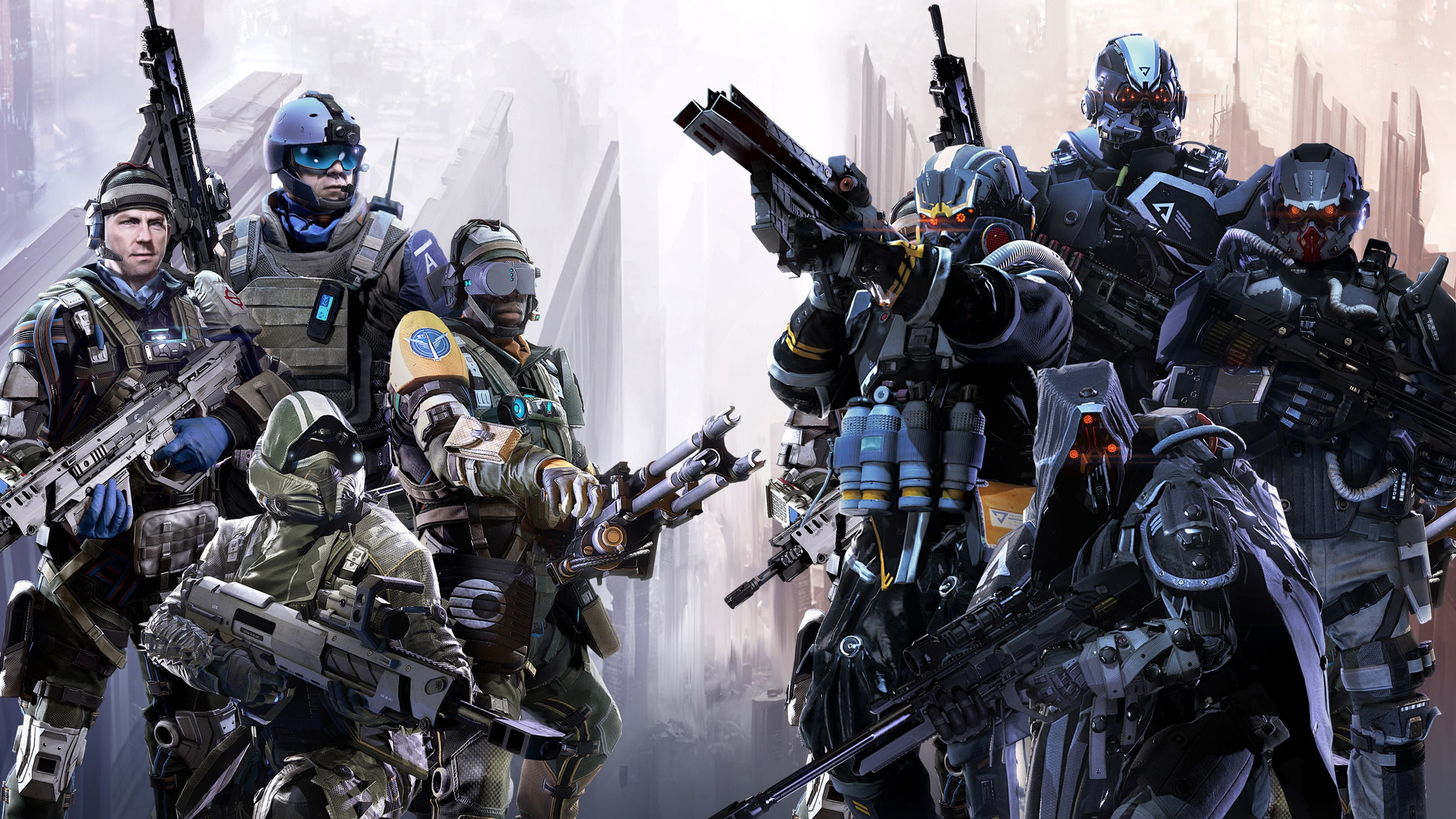  Shadow, Fall, 2K, Killzone, Soldiers, HD Wallpaper