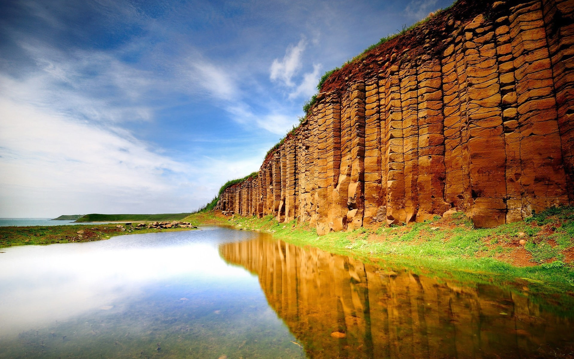 Wall, Seawater, side, 1080P, HD Wallpaper