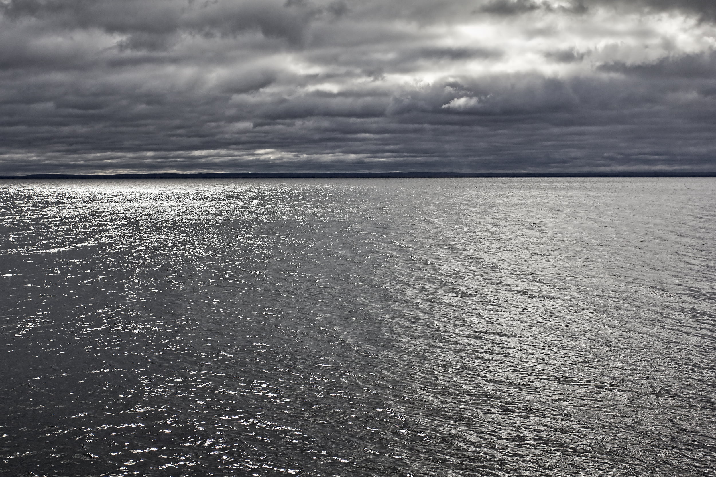 cold  lake, minnesota, sky, greyscale, sea  lake, water, lake superior, 1080P, nature, clouds, sea, photography, weather, cloud - Sky, HD Wallpaper